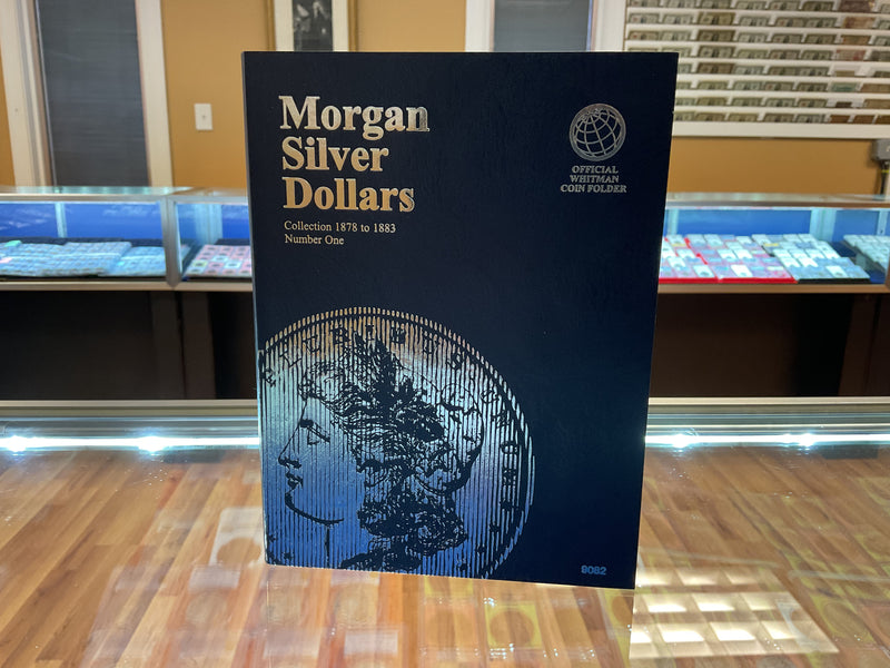 Morgan Silver Dollar, Whitman Coin Folder, Number One, Collection 1878-1813