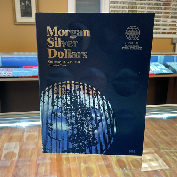 Morgan Silver Dollars, Whitman Coin Folder, Number Two, Collection 1884-1890