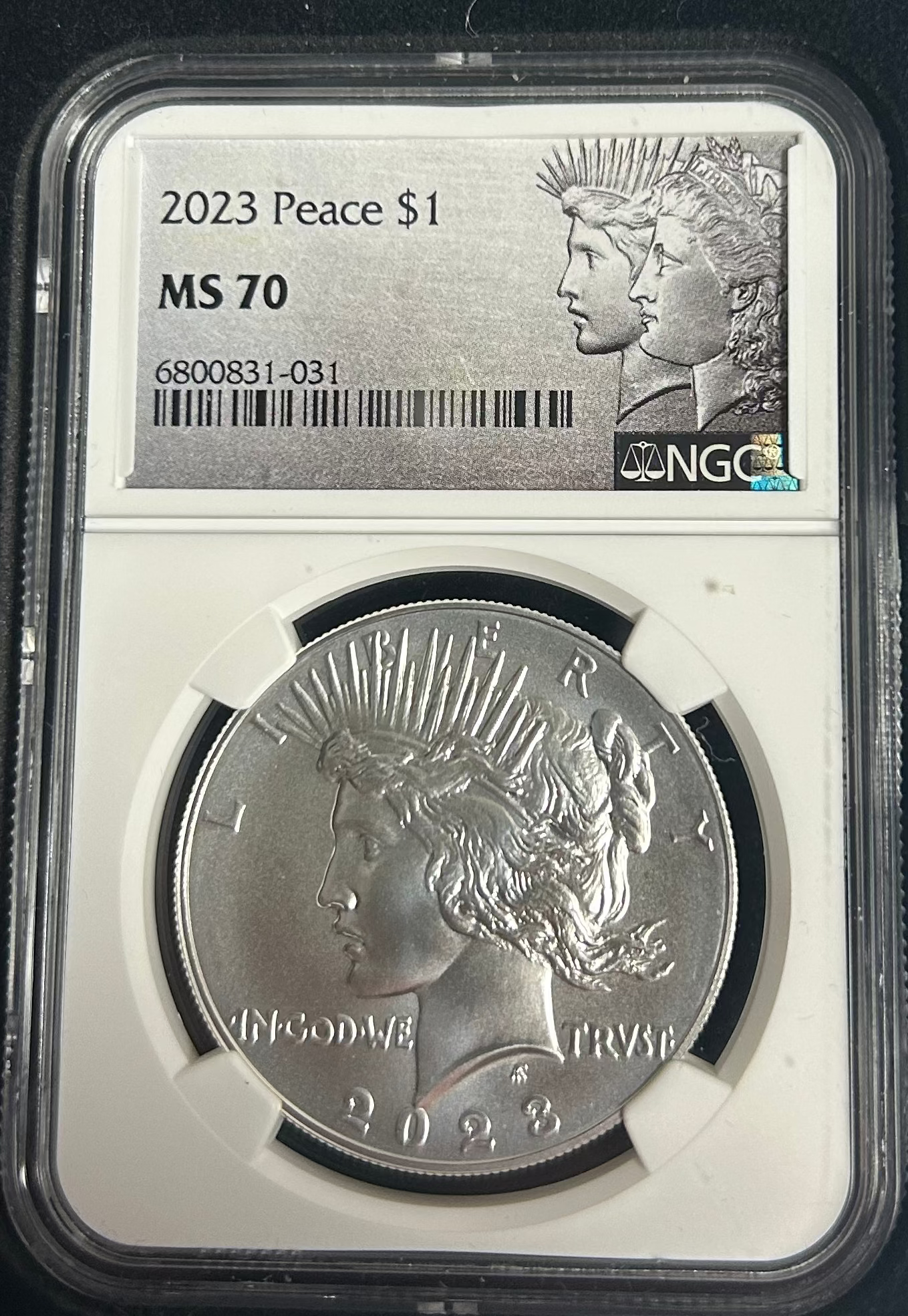 MORGAN AND PEACE DOLLAR COMMERATIVE SET, .999 silver, 6 Troy Ounce, Store #SR004