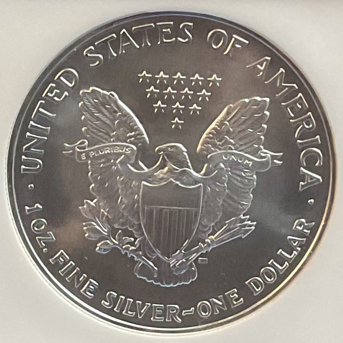 2007 American Silver Eagle, Early Releases, NGC MS-69, Store#AE0285