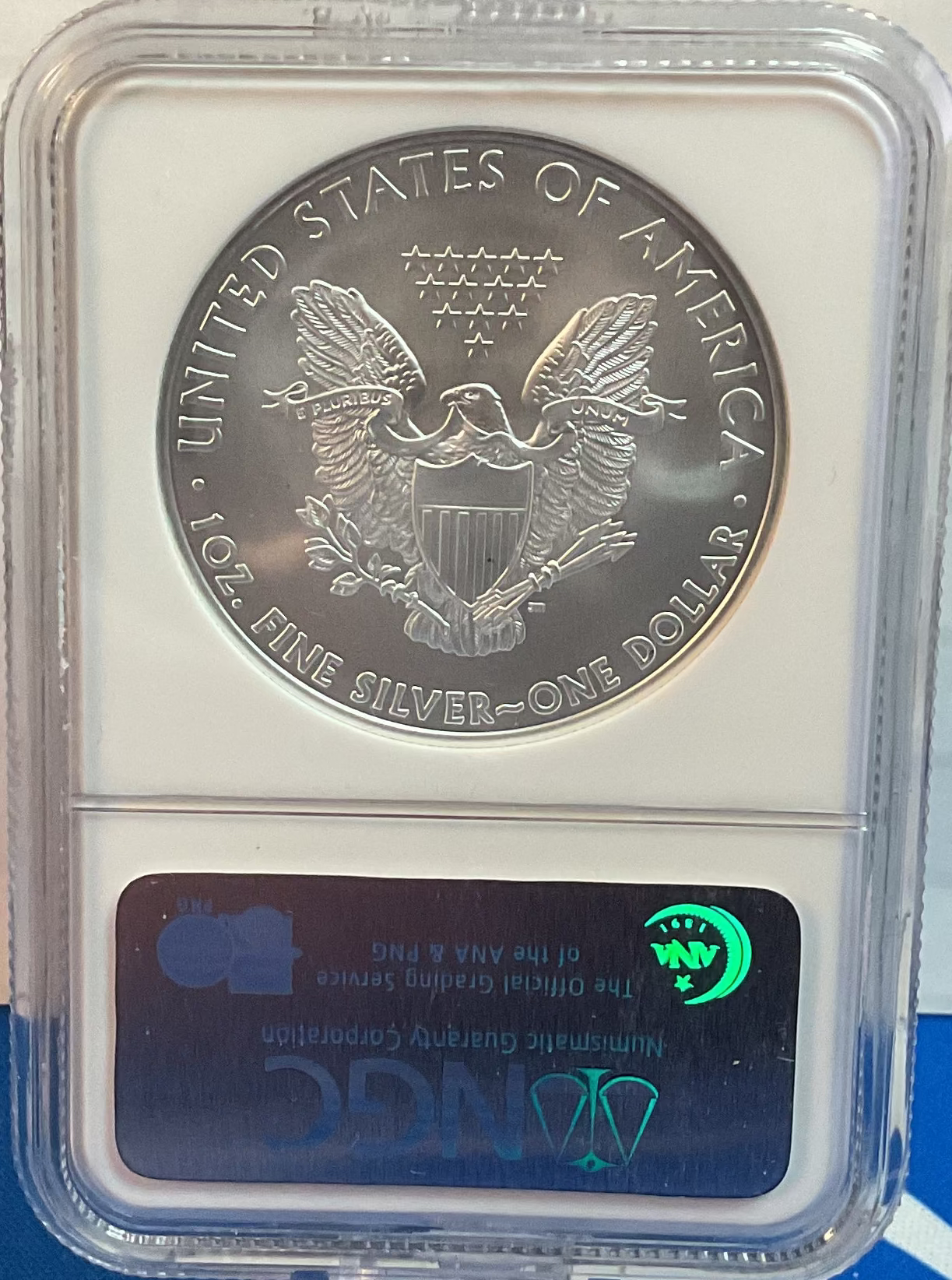 2008 American Silver Eagle, Early Releases, NGC MS-69, Store#AE0286