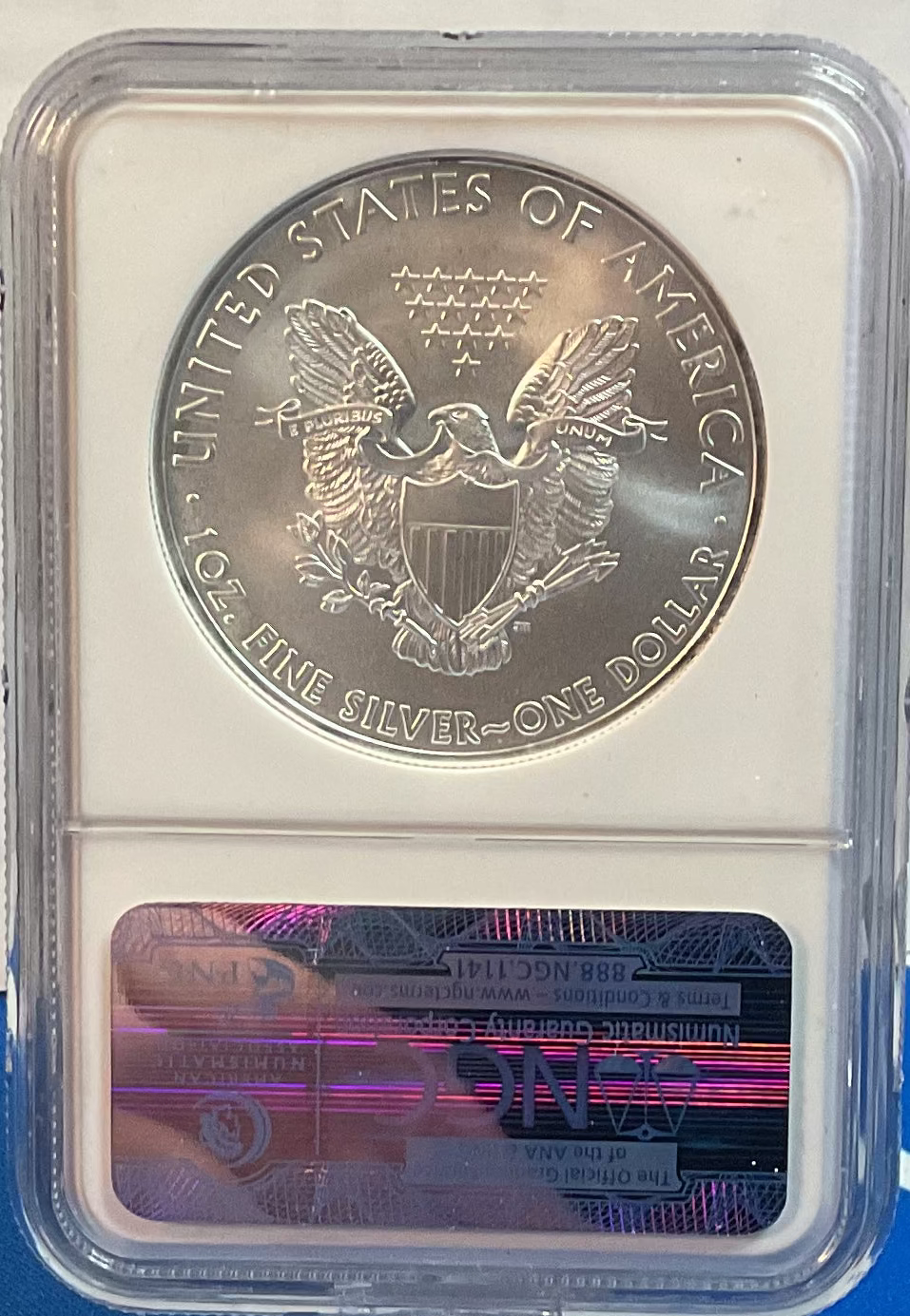2009 American Silver Eagle, Early Releases, NGC MS-69, Store#AE0287