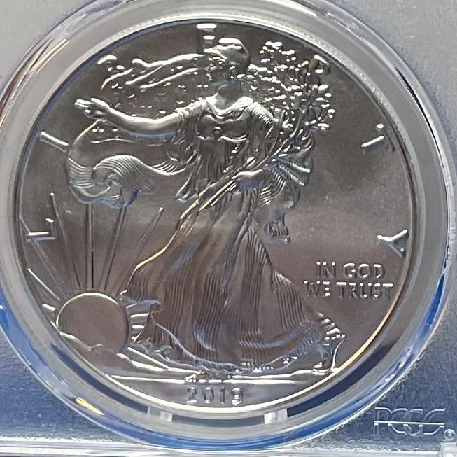 2019 American Silver Eagle, PCGS MS-69, Store#AE0295