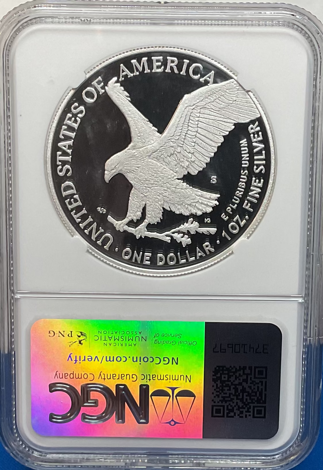 2023 S American Silver Eagle, NGC PF-69 Ultra Cameo, Store#AE0299
