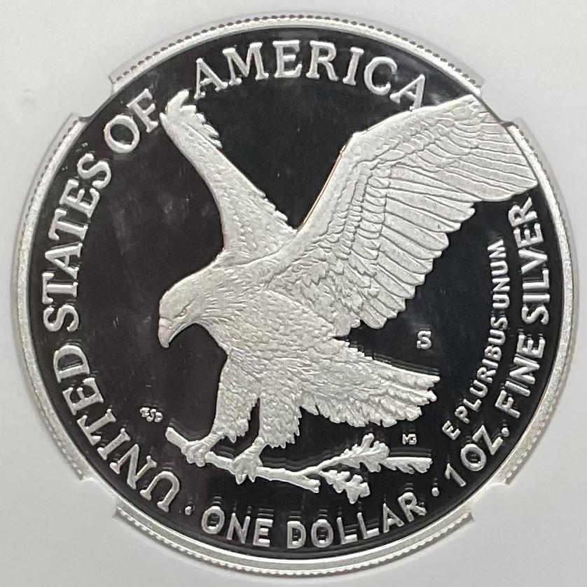 2023 S American Silver Eagle, NGC PF-69 Ultra Cameo, Store#AE0299