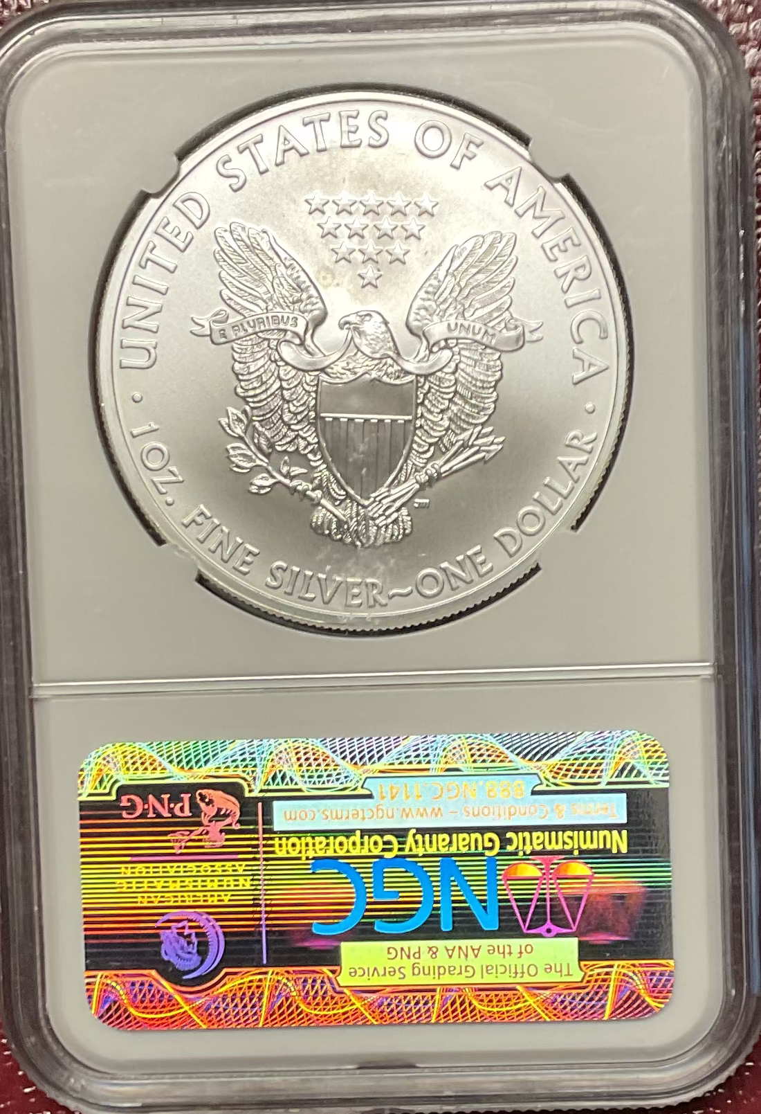 2012 American Silver Eagle, First Release, NGC MS-69, Store#AE0325