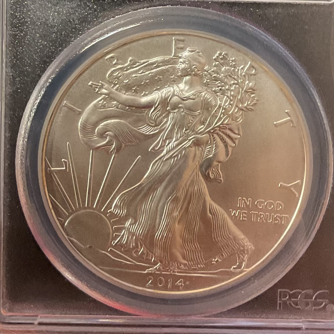 2014 American Silver Eagle, PCGS MS-70, Store#AE0400