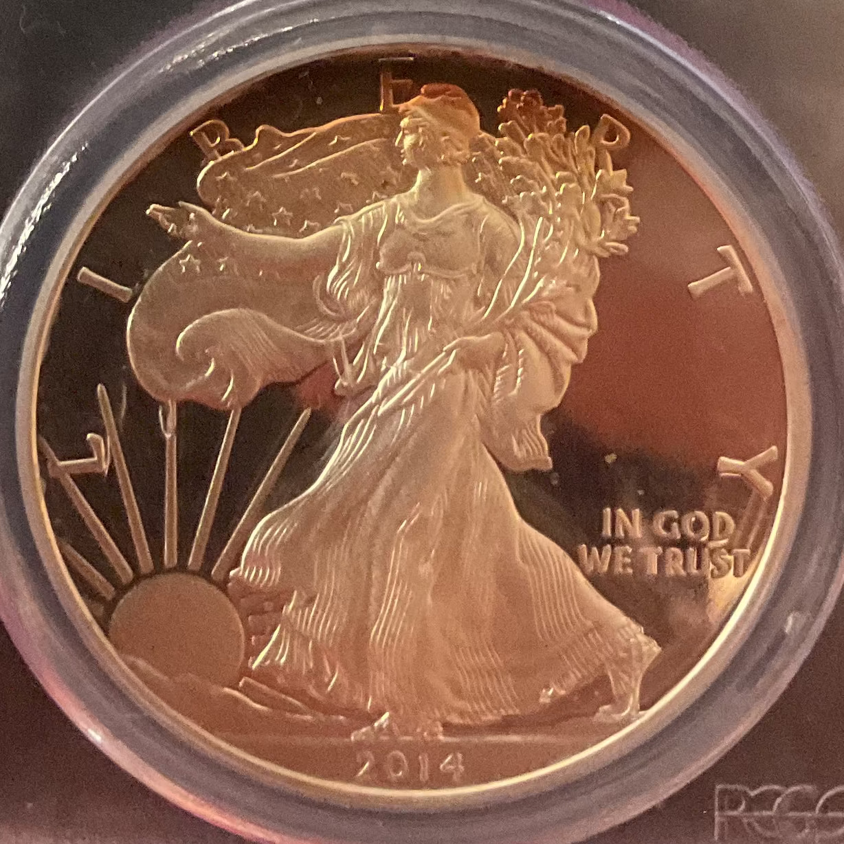 2014-W American Silver Eagle, PCGS PR-70DCAM, Store#AE0401