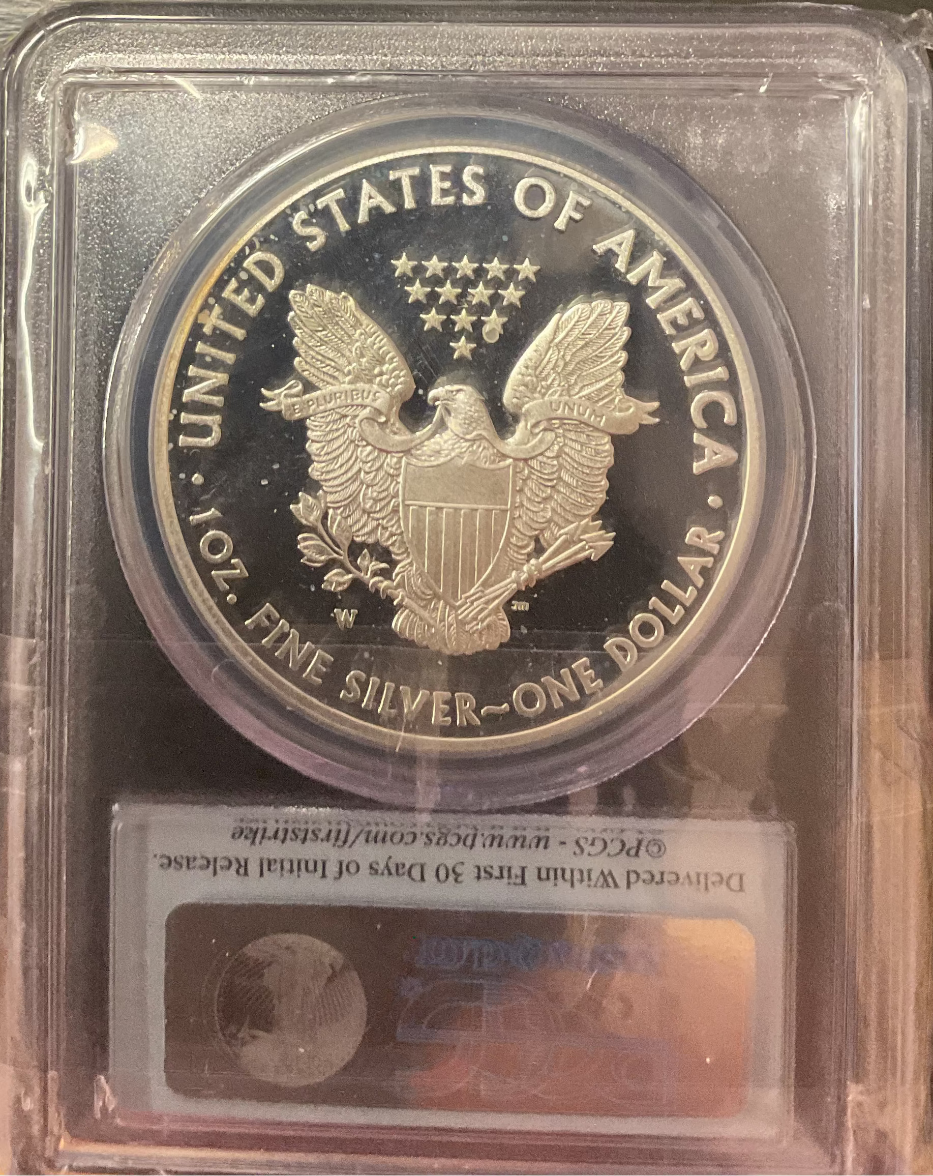 2014-W American Silver Eagle, PCGS PR-70DCAM, Store#AE0401