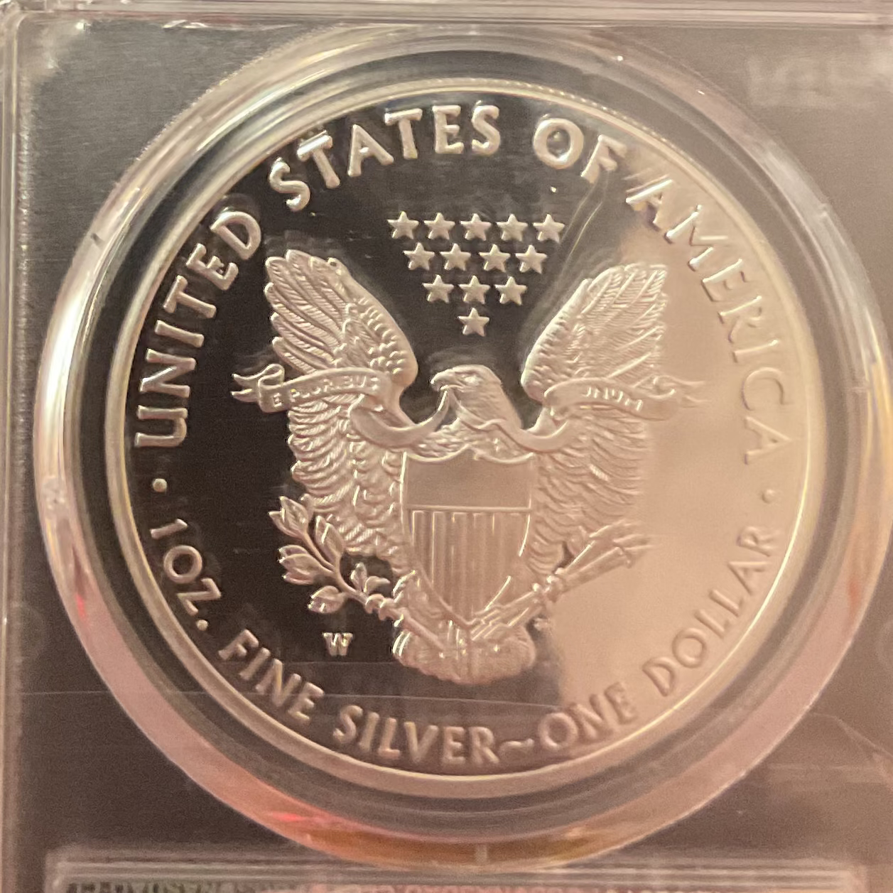 2017-W American Silver Eagle, PCGS PR-70DCAM, Store#AE0402