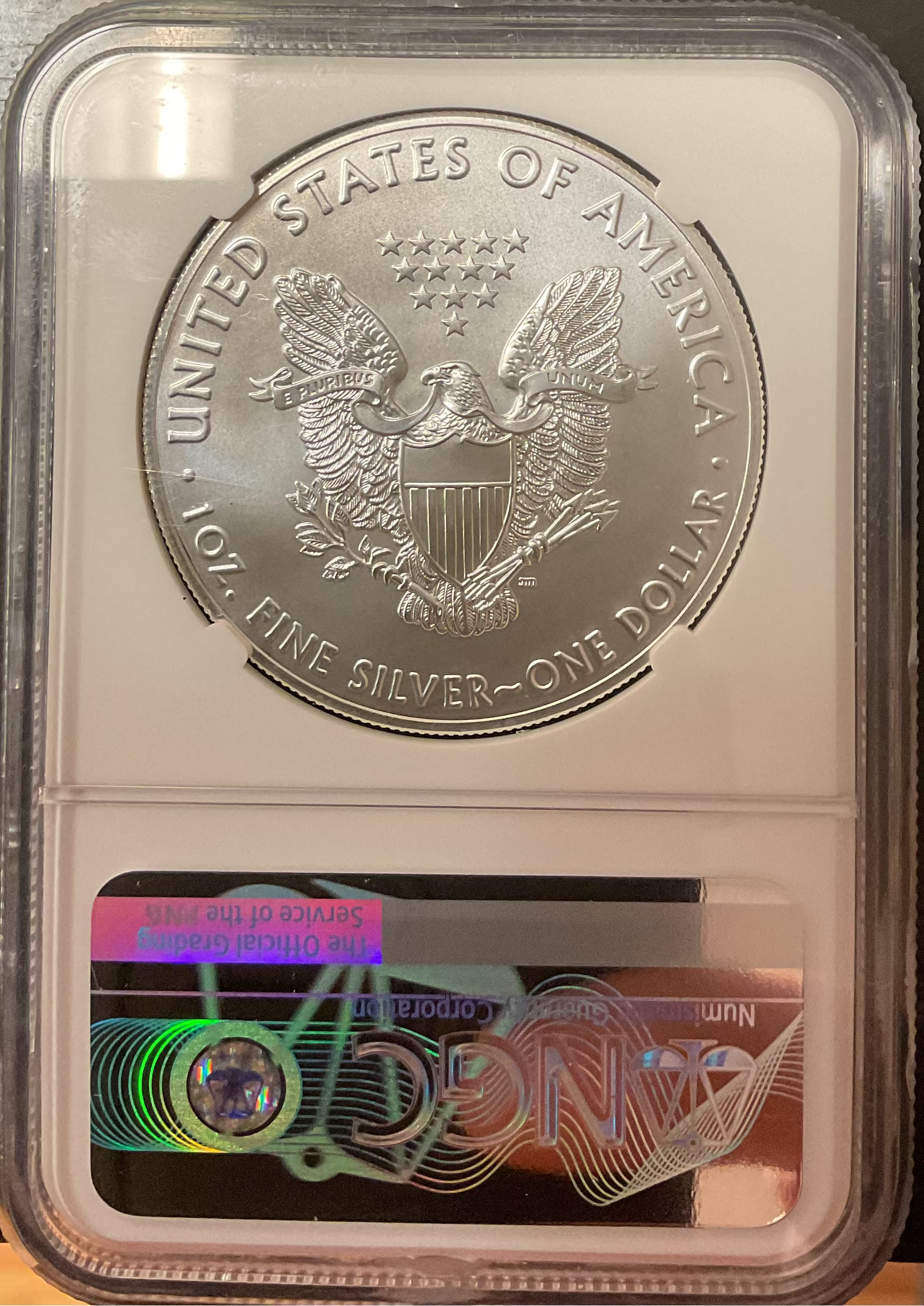 2019 American Silver Eagle, NGC MS-69, Store#AE0403