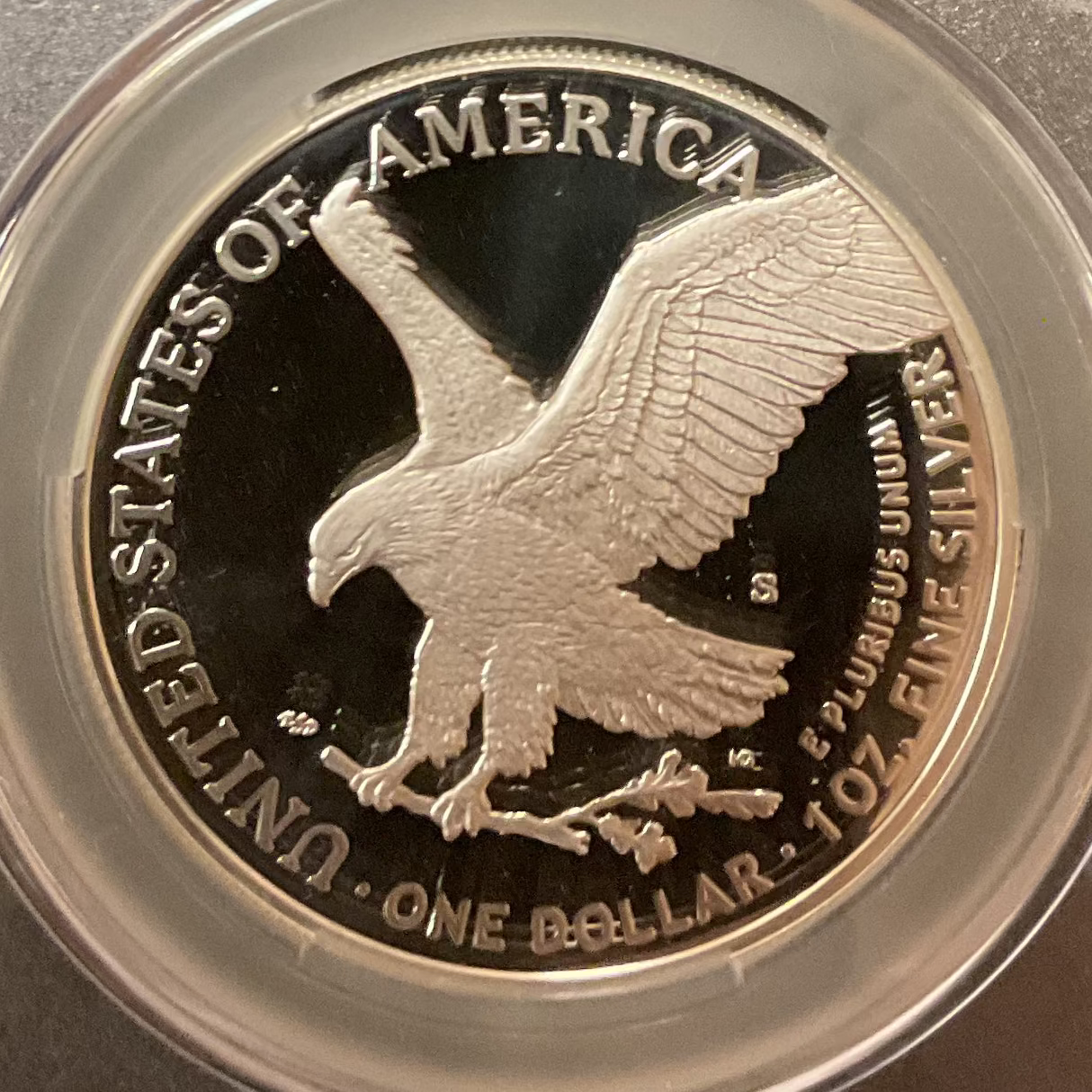 2022- S American Silver Eagle, CAC PR-70DCAM, Store#AE0408