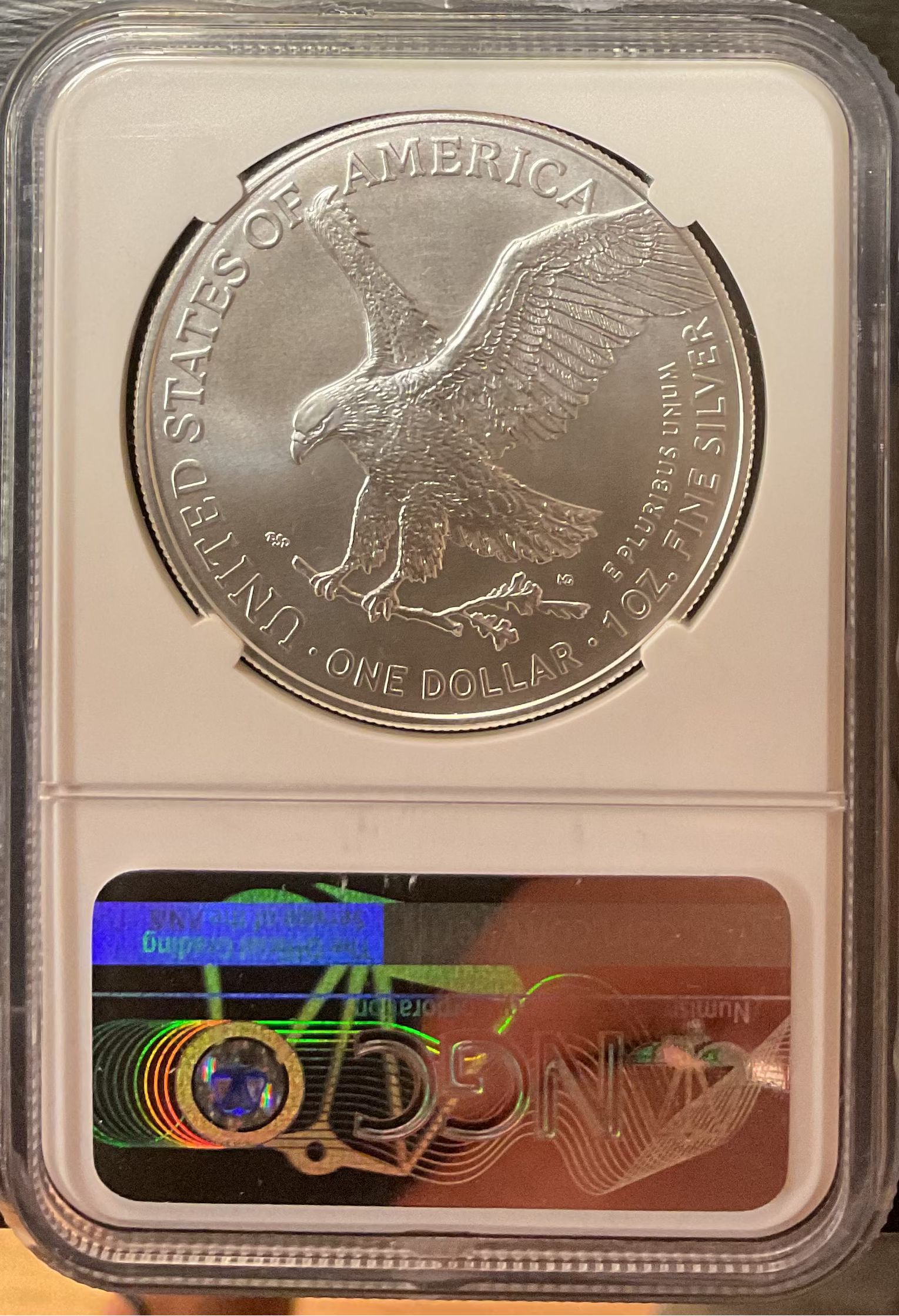 2022 American Silver Eagle, NGC MS-70, Store#AE0409