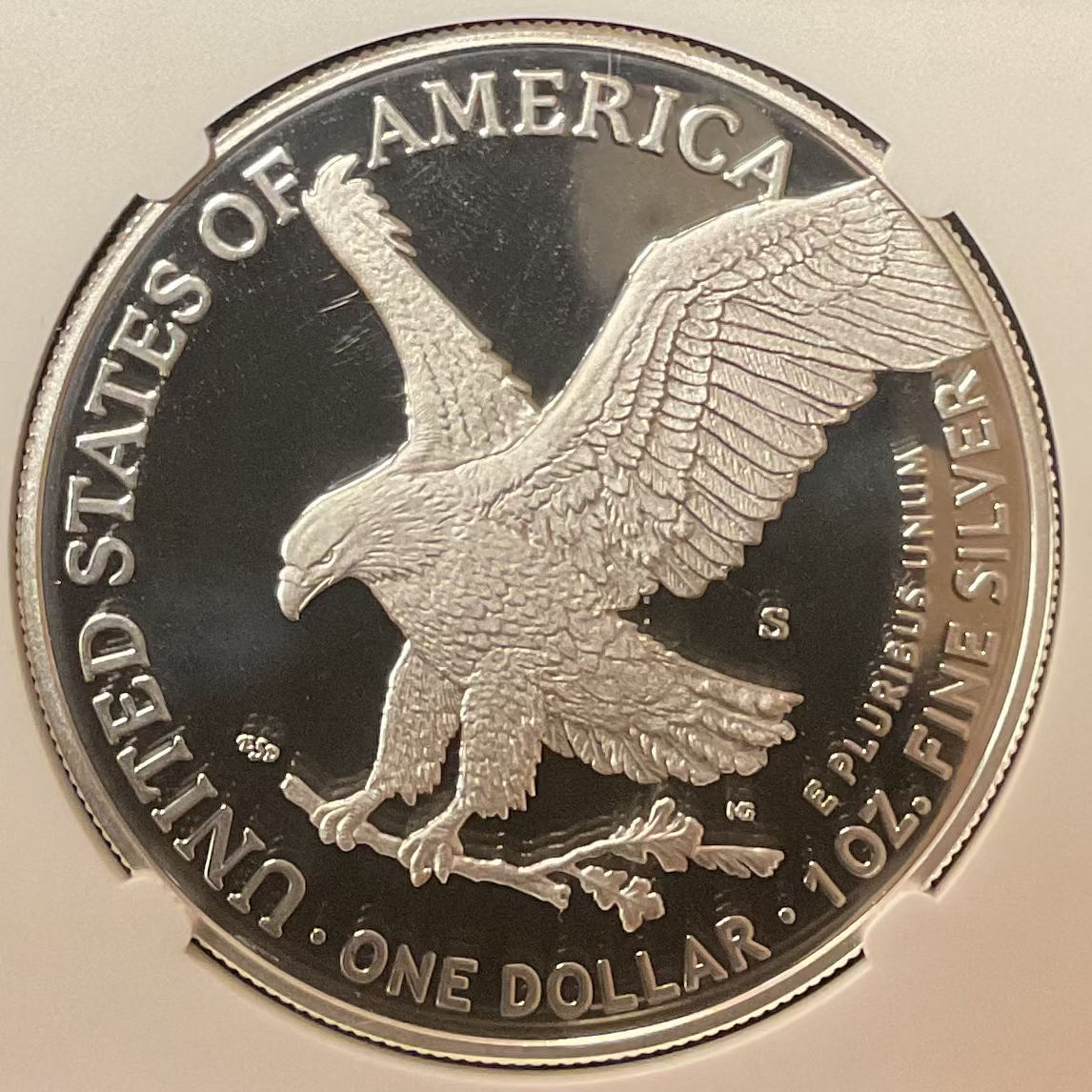 2022-S American Silver Eagle, NGC PR-69 Ultra Cameo, Store#AE0410