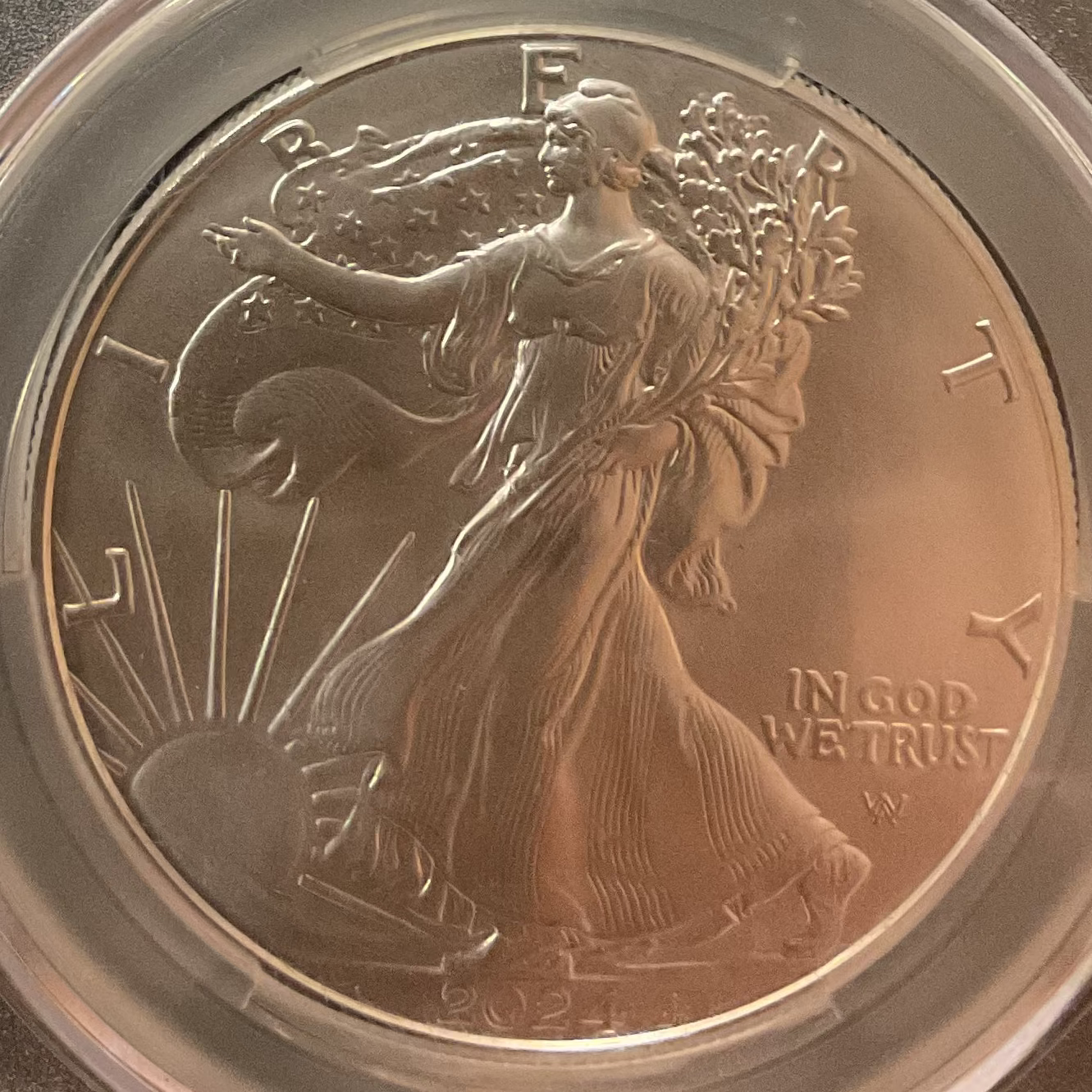 2024 American Silver Eagle, CAC MS-70, Store#AE0413