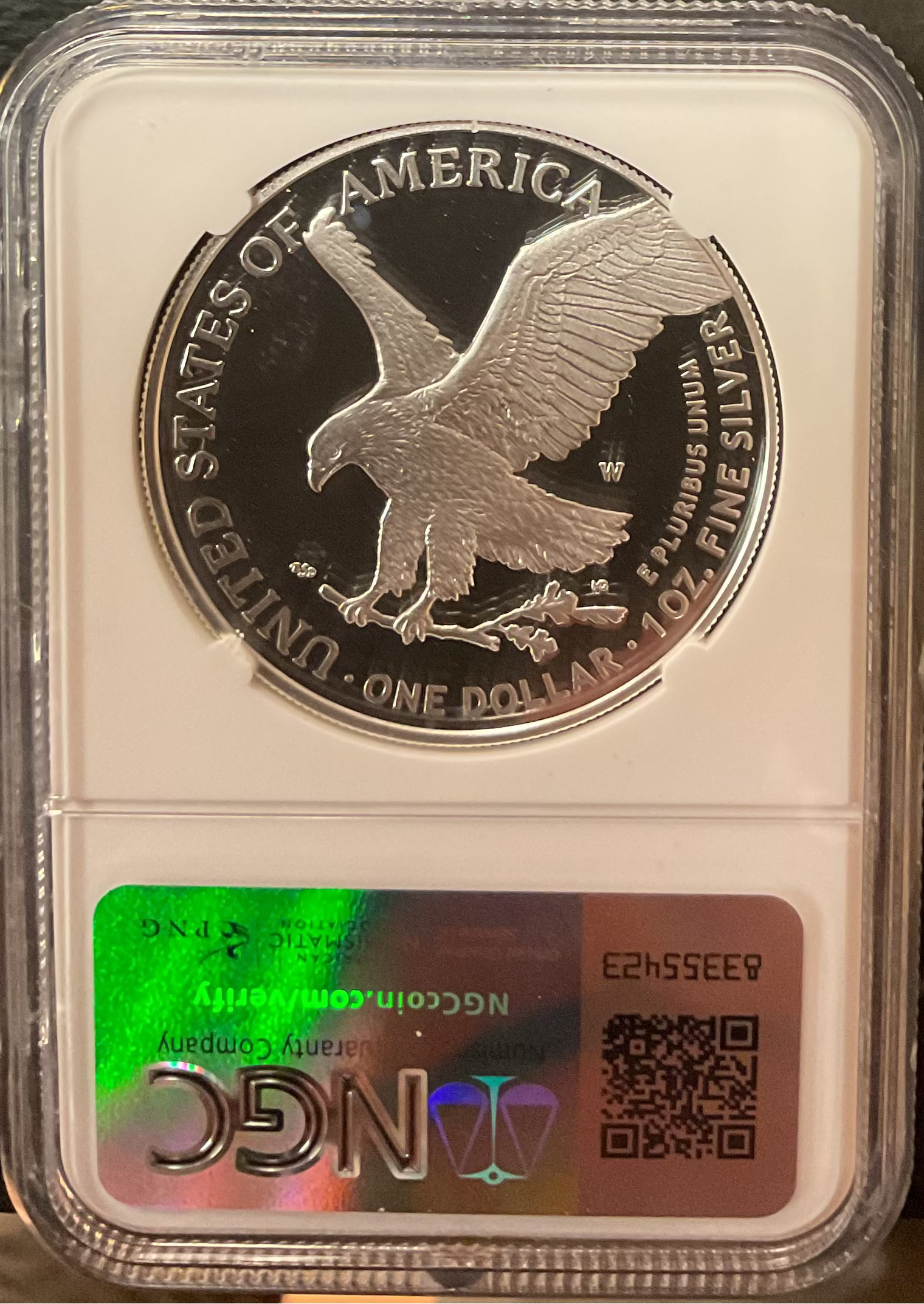 2024-W American Silver Eagle, NGC PF-70 Ultra Cameo, Store#AE0414