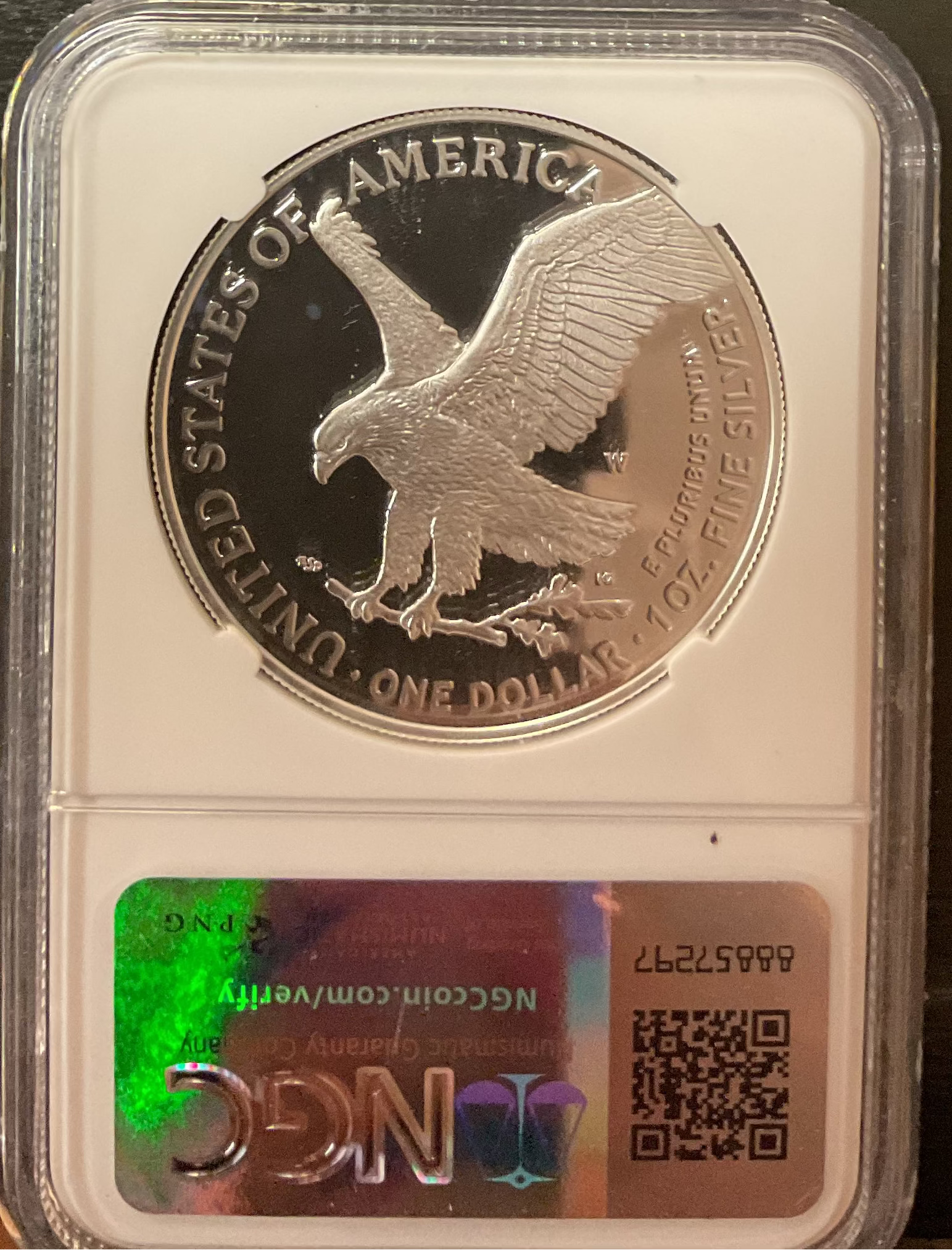 2024-W American Silver Eagle, NGC PF-70 Ultra Cameo, Store#AE0415