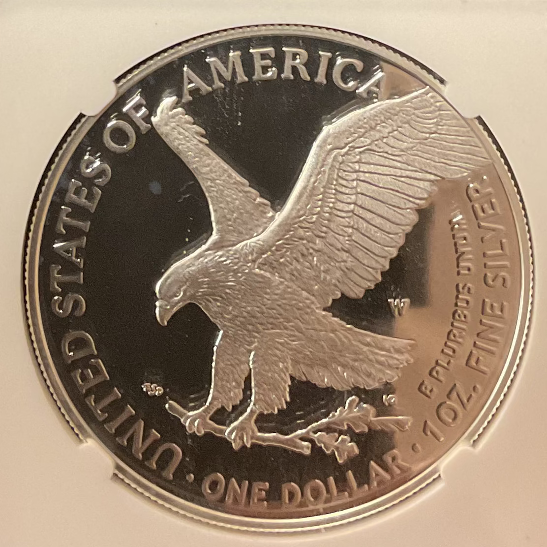 2024-W American Silver Eagle, NGC PF-70 Ultra Cameo, Store#AE0415