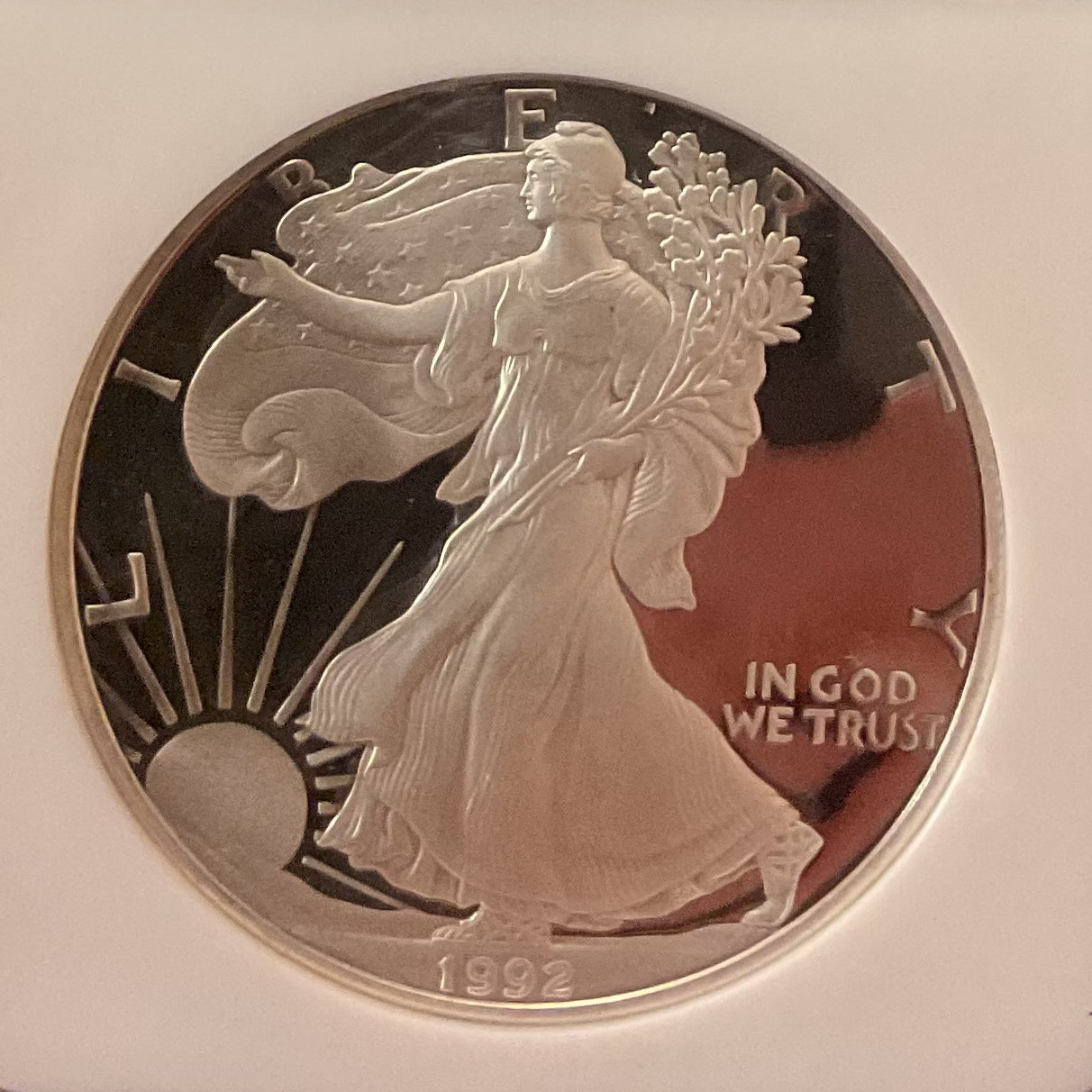 1992-S American Silver Eagle, NGC PF-69 Ultra Cameo, Store#AE0034