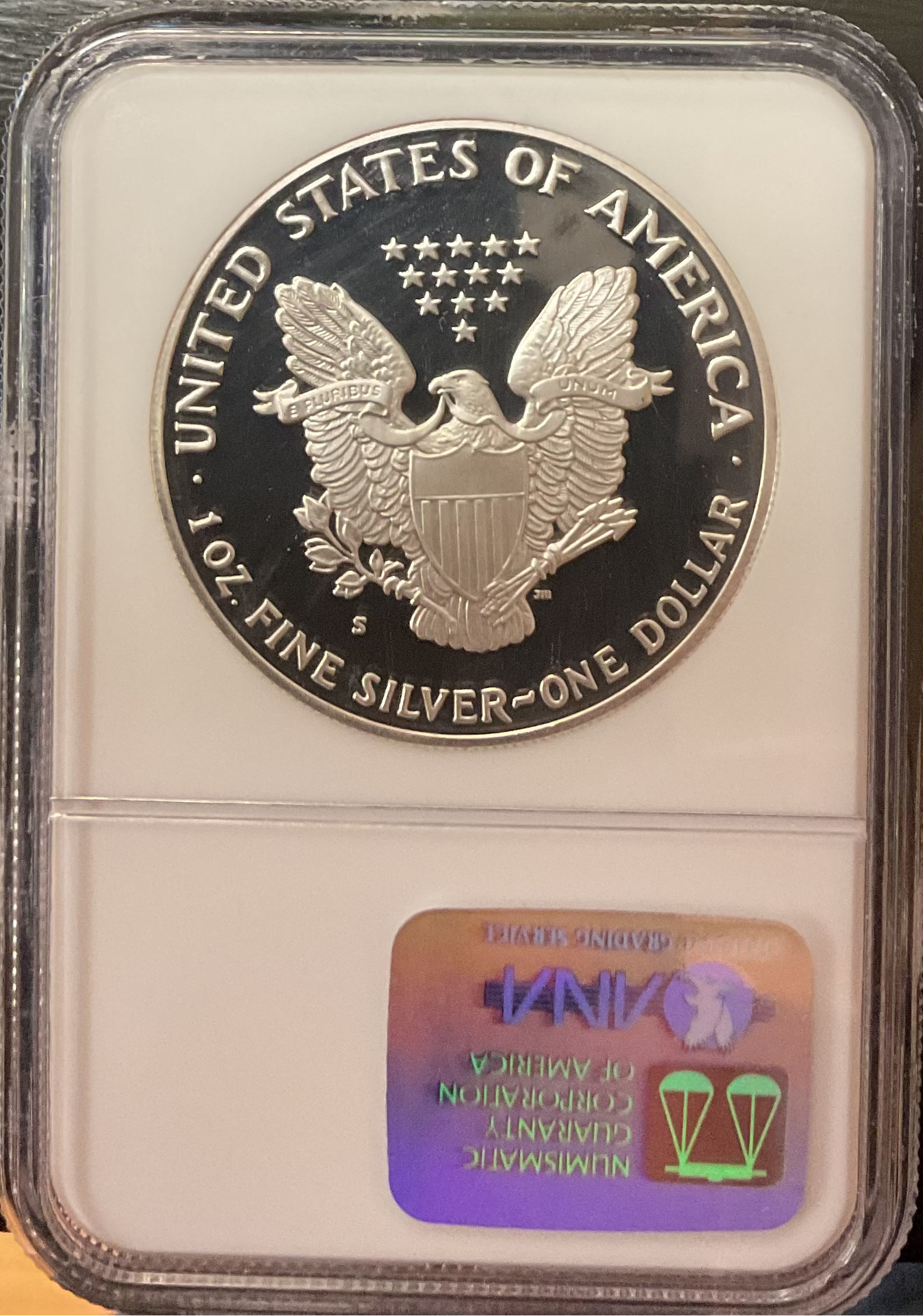 1992-S American Silver Eagle, NGC PF-69 Ultra Cameo, Store#AE0034