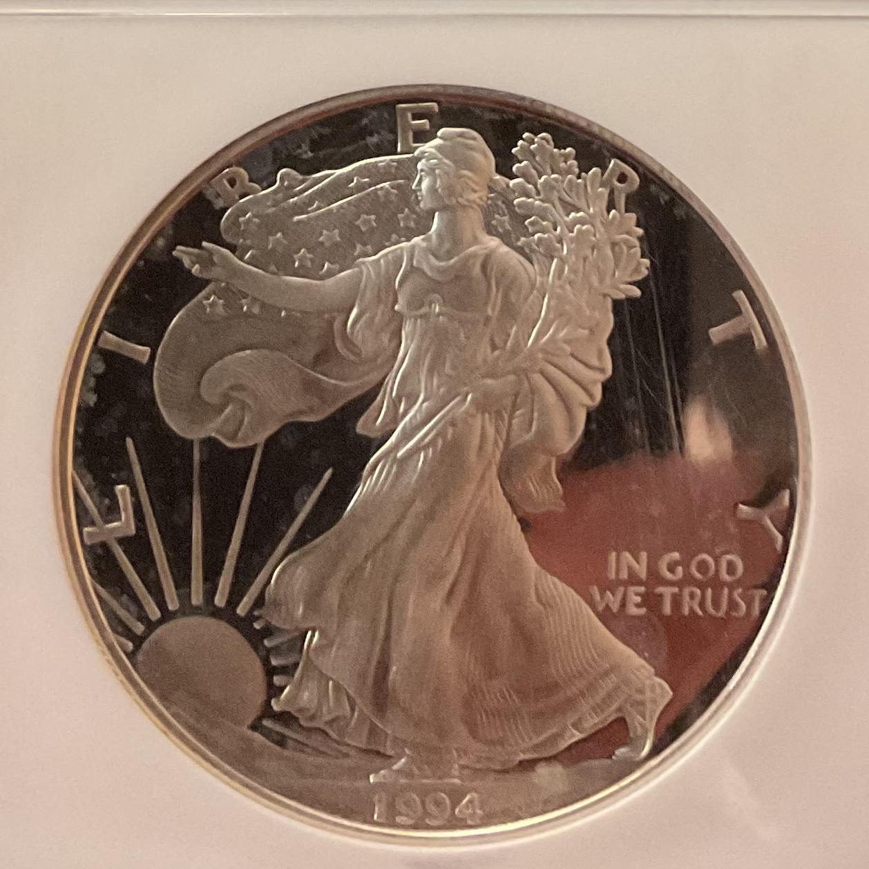 1994-P American Silver Eagle, NGC PF-69 Ultra Cameo, Store#AE0044