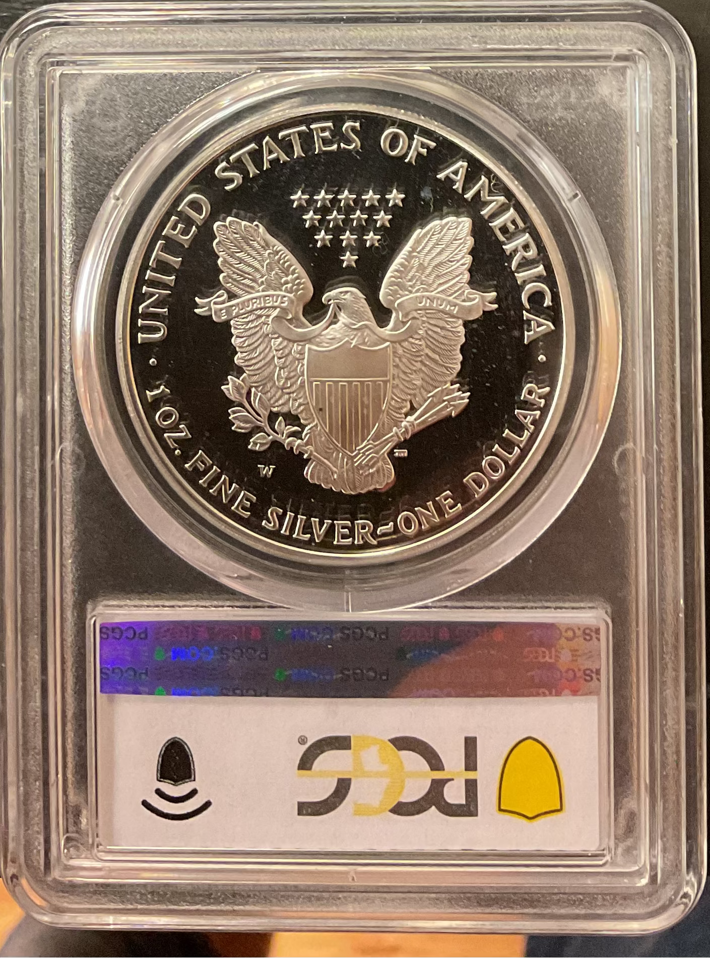 1995-W American Silver Eagle, 10th Anniversary Set, PCGS PR-69DCAM, Store#AE0431