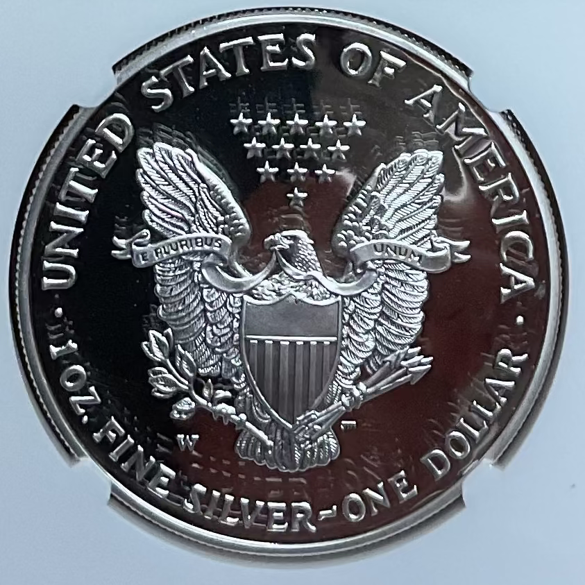 2002-W Proof American Silver Eagle, NGC PF-69, Store SALE #AE0188.