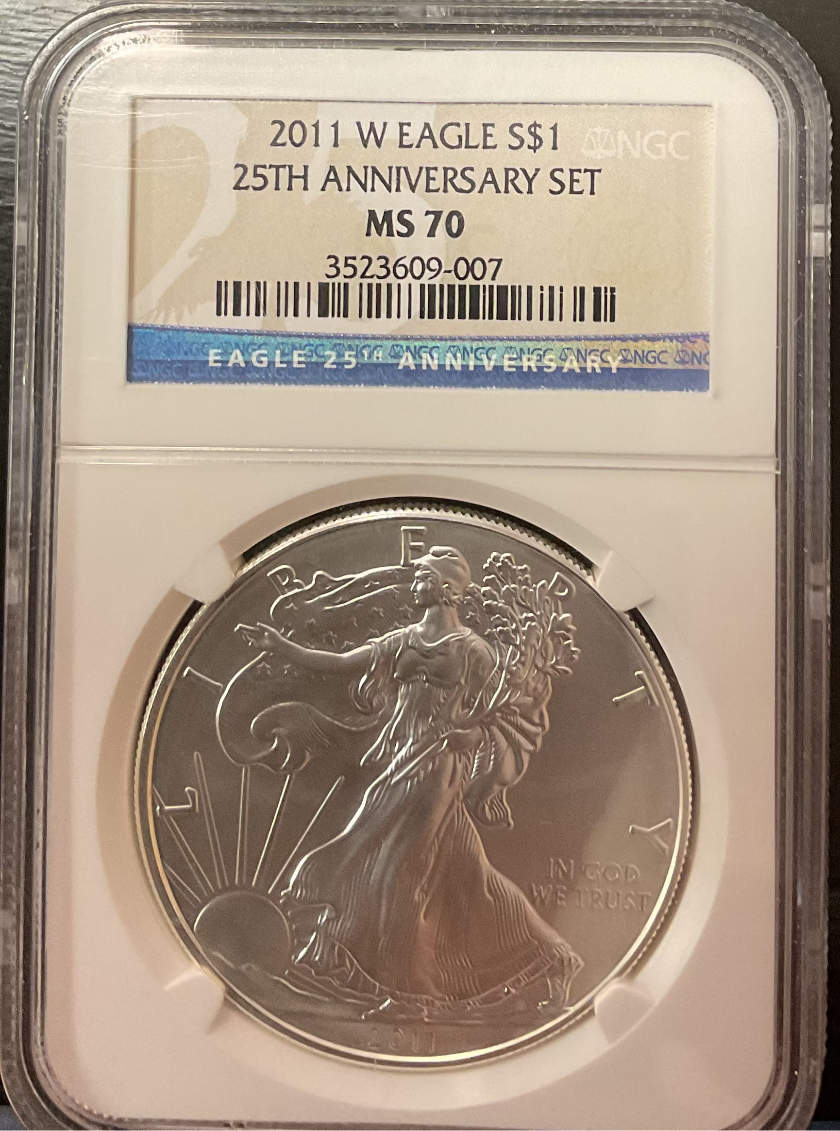 2011 American Silver Eagle Set, Business Strike, NGC MS70 & PF70 Ultra Cam, Store #AE0125
