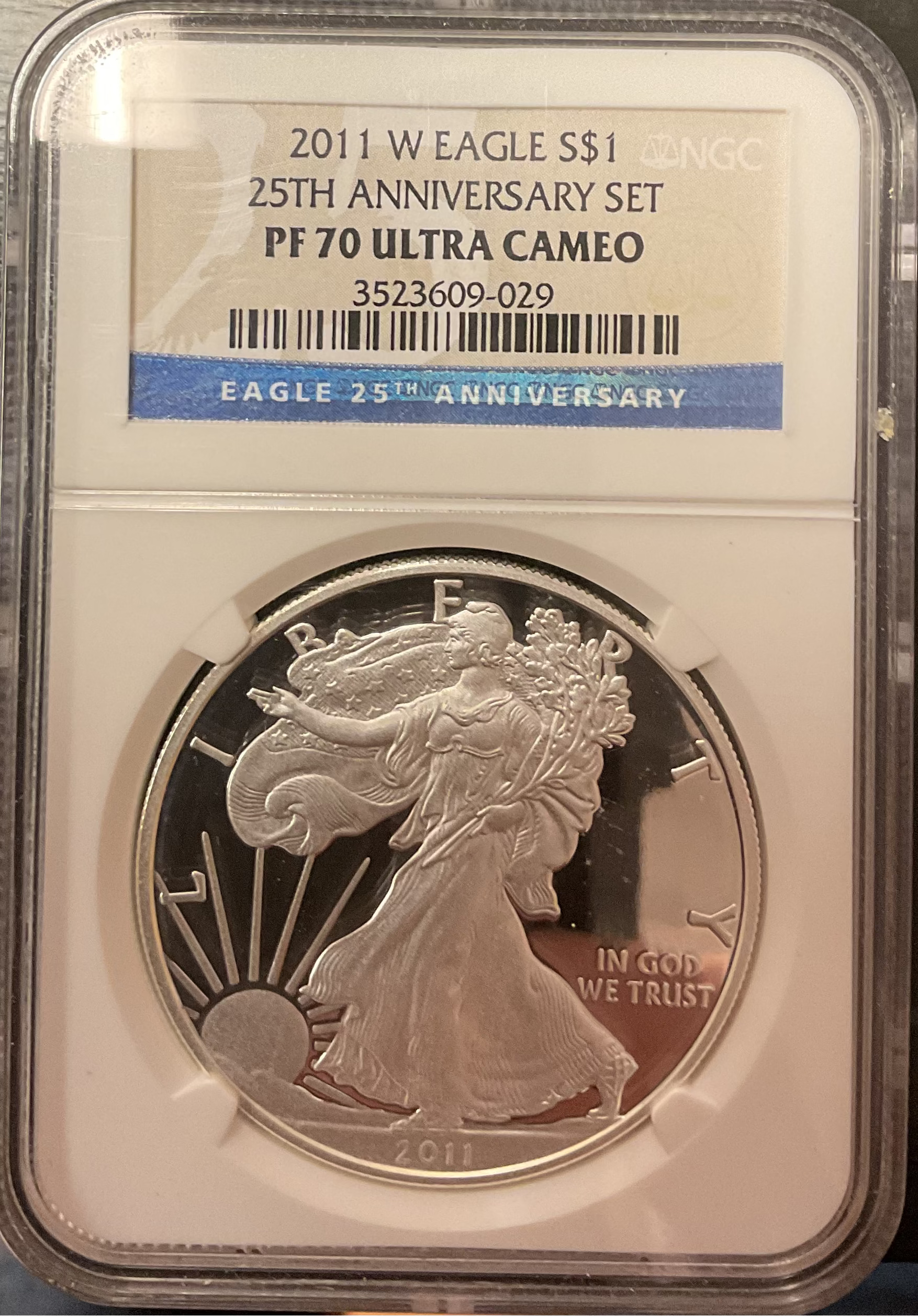 2011 American Silver Eagle Set, Business Strike, NGC MS70 & PF70 Ultra Cam, Store #AE0125