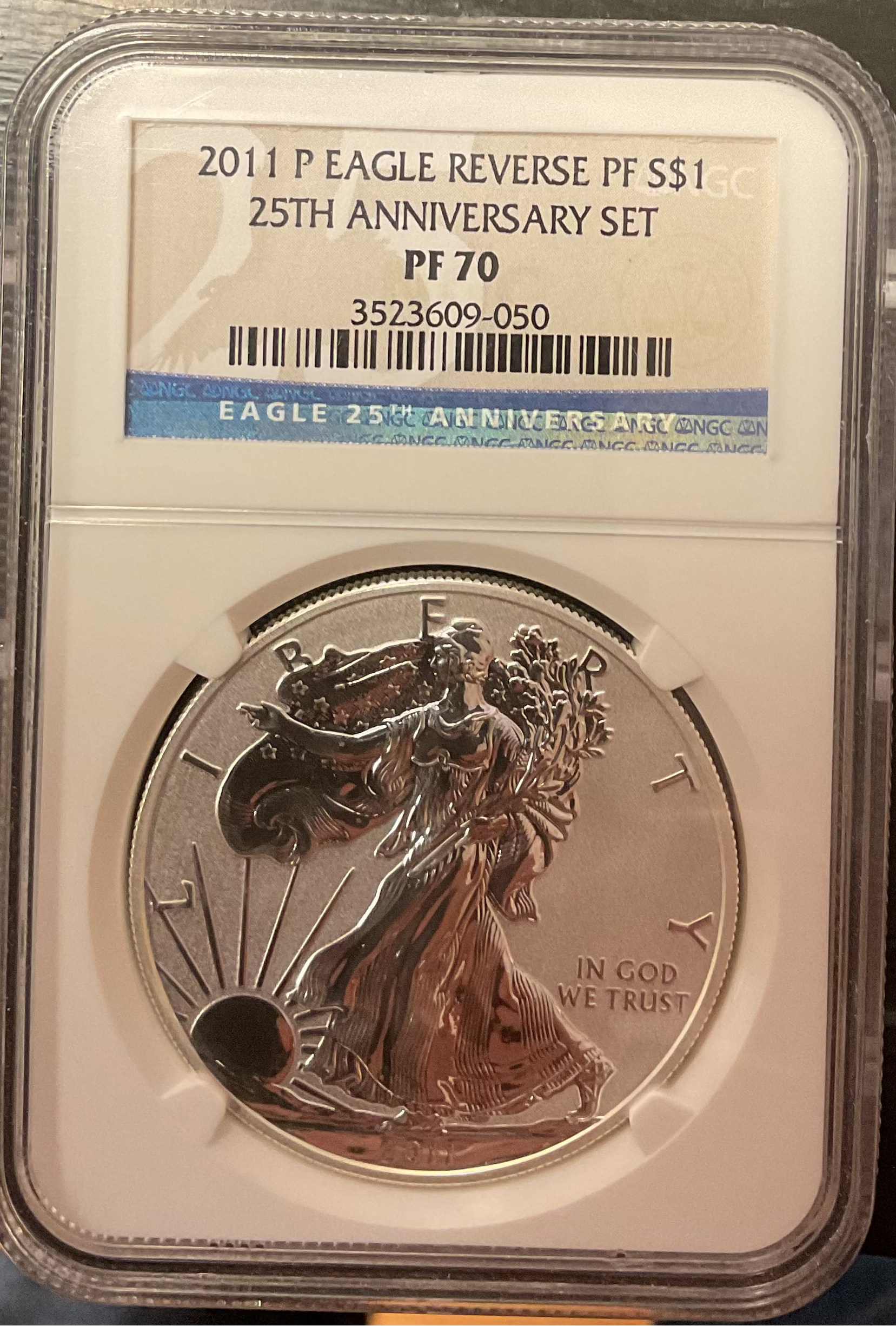 2011 American Silver Eagle Set, Business Strike, NGC MS70 & PF70 Ultra Cam, Store #AE0125