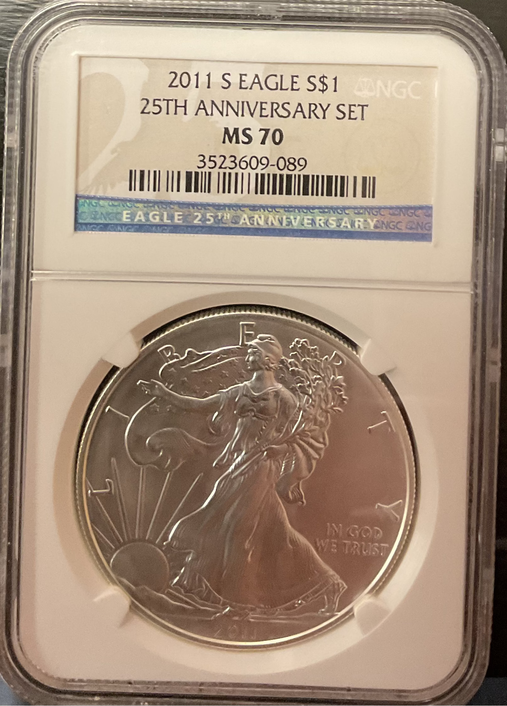 2011 American Silver Eagle Set, Business Strike, NGC MS70 & PF70 Ultra Cam, Store #AE0125