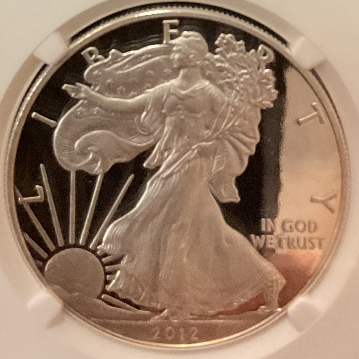 2012-W Silver Eagle $1, NGC Graded PF-69 Ultra Cameo, Store #AE0444
