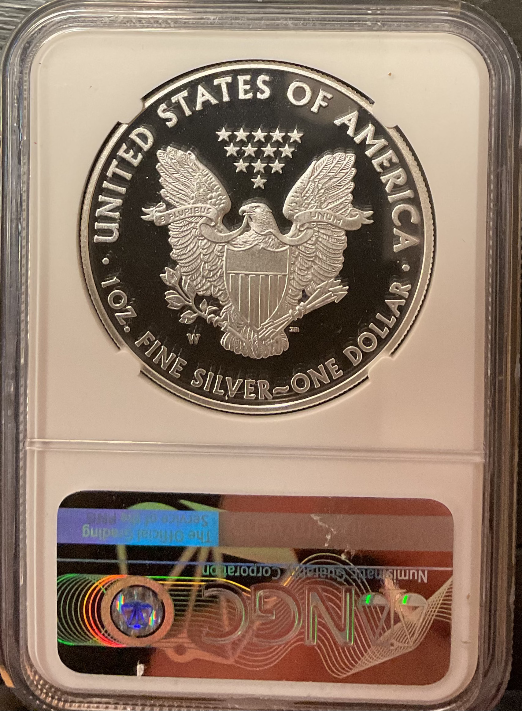2013-W American Silver Eagle, Proof Strike, NGC PF-69 Ultra Cameo, Store #AE0450