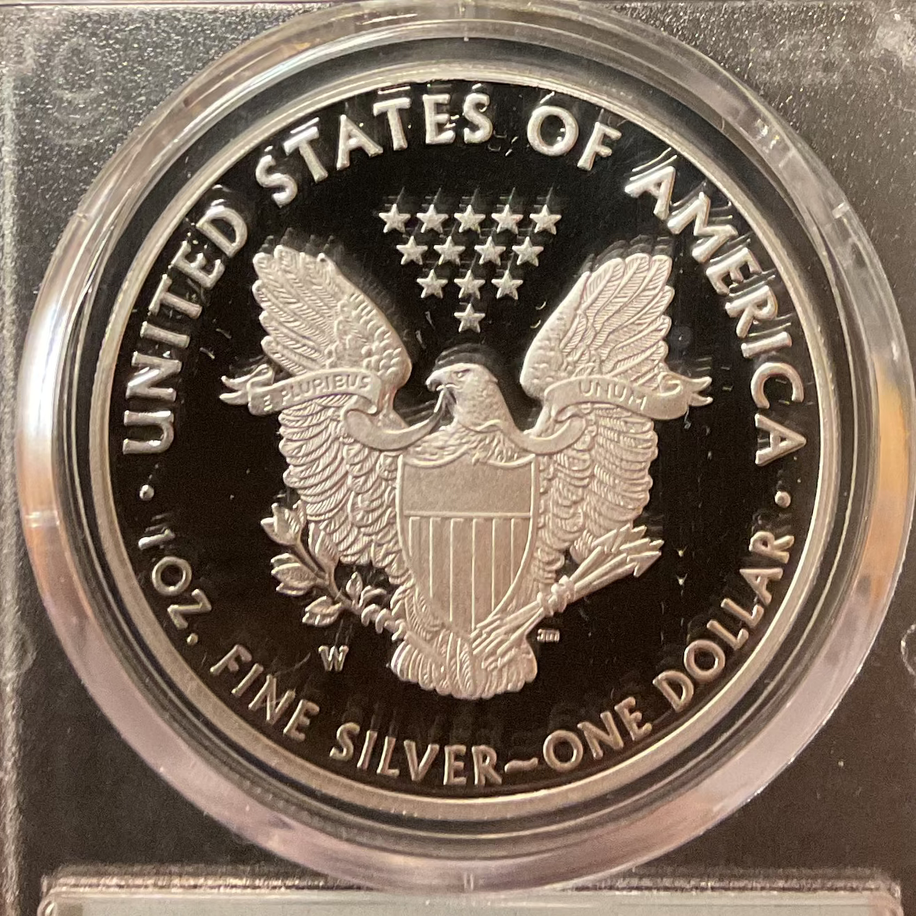 2018-W (2021) American Silver Eagle, PCGS PR70DCAM, WP Mint Hoard, Store #AE0500