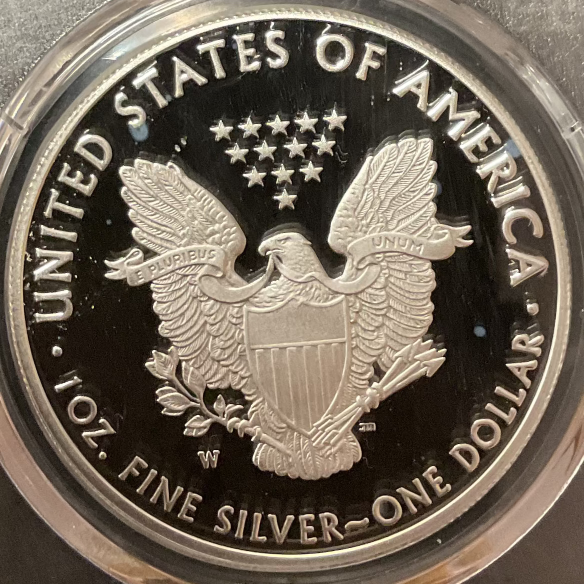 2020-W American Silver Eagle, v75 Privy, PCGS PR-70DCAM, Store#AE0349