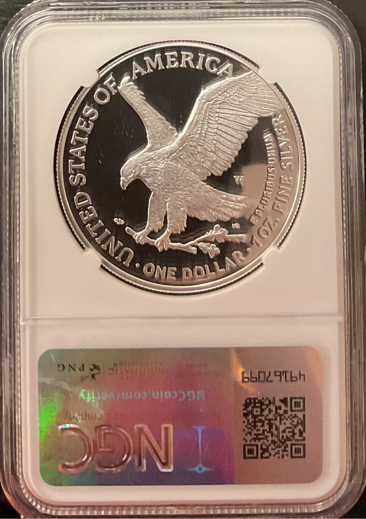 2024-W Proof American Silver Eagle, NGC Grading PF-70 Ultra Cameo, Store #AE0527