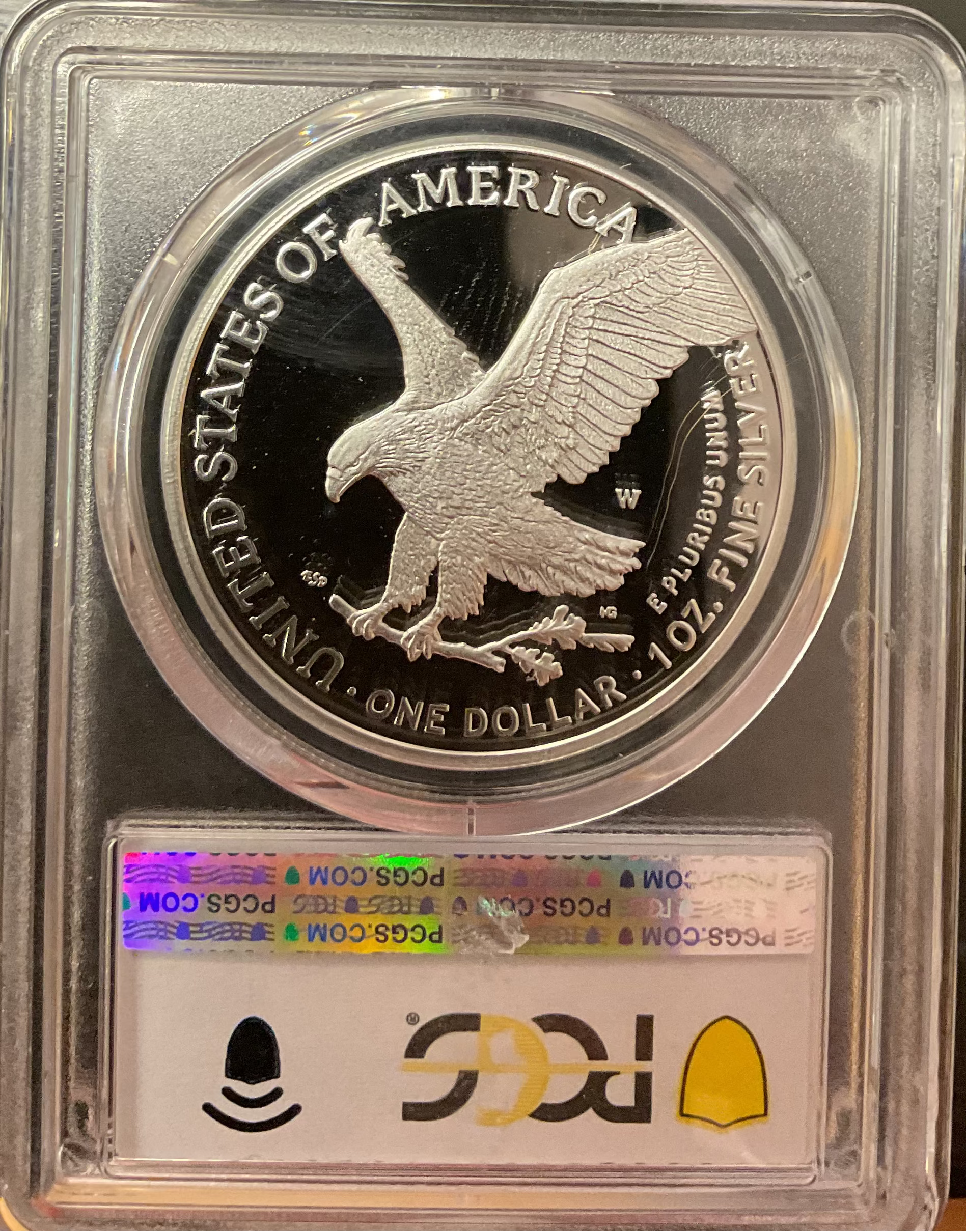 2024-W Proof American Silver Eagle, PCGS PR-70DCAM, Store #AE0528