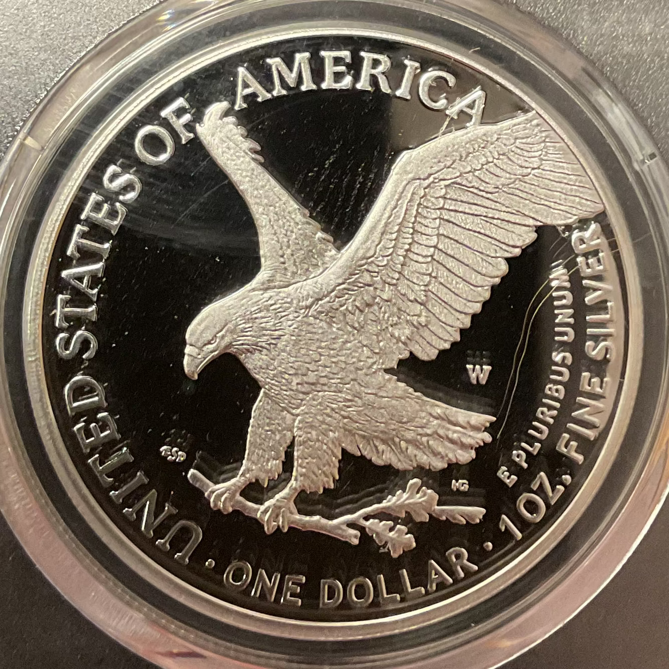 2024-W Proof American Silver Eagle, PCGS PR-70DCAM, Store #AE0528