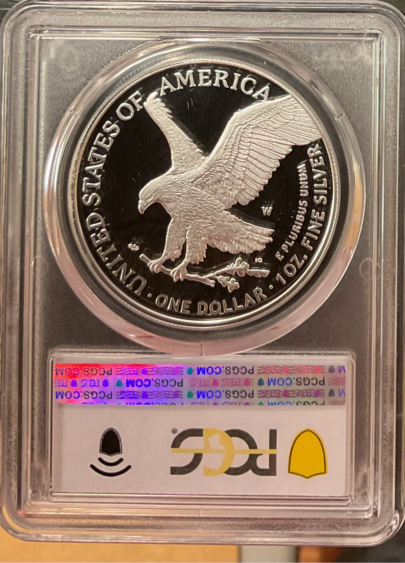 2024-W Proof American Silver Eagle, PCGS PR-70DCAM, Advanced Release, Store #AE0529