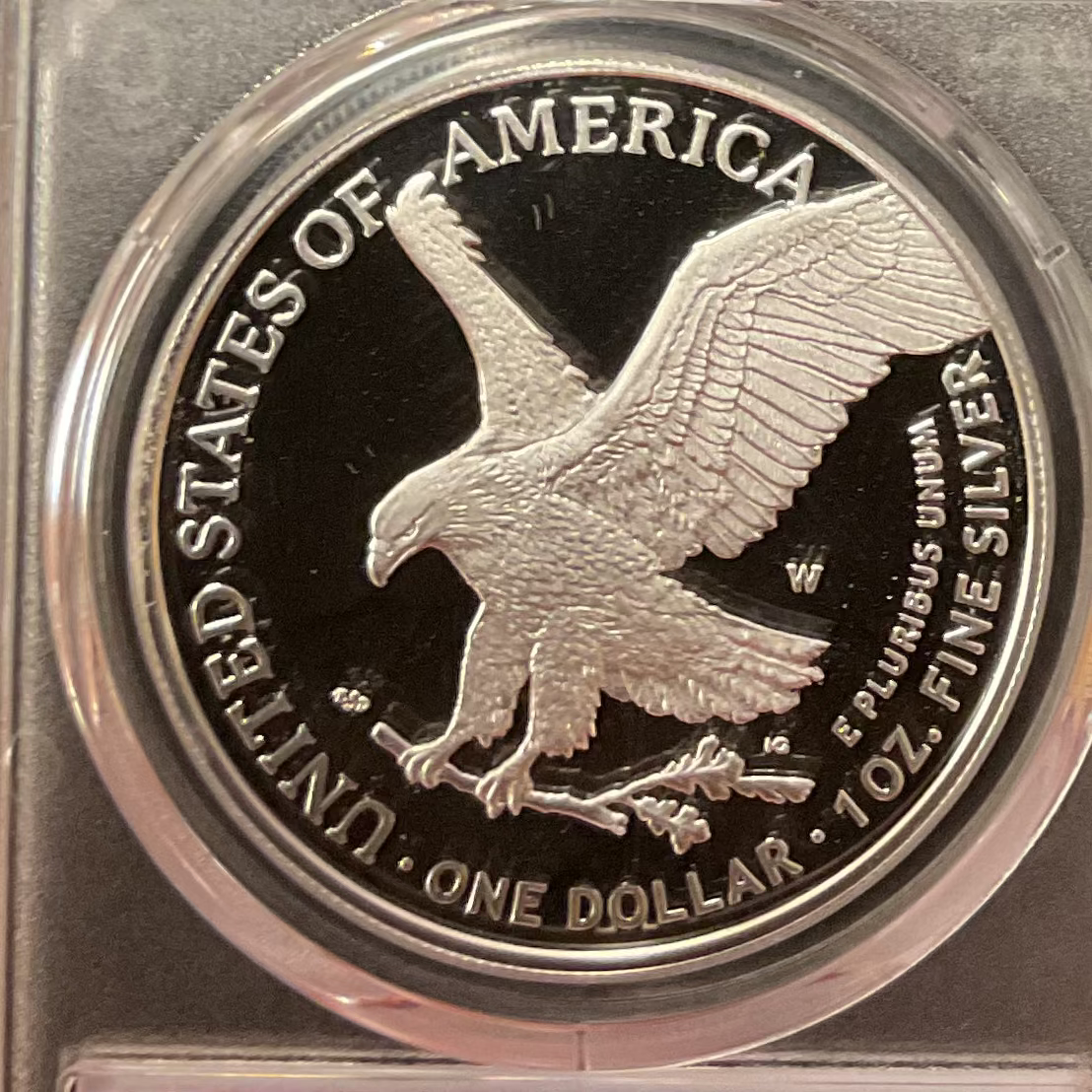 2024-W Proof American Silver Eagle, PCGS PR-70DCAM, Advanced Release, Store #AE0529