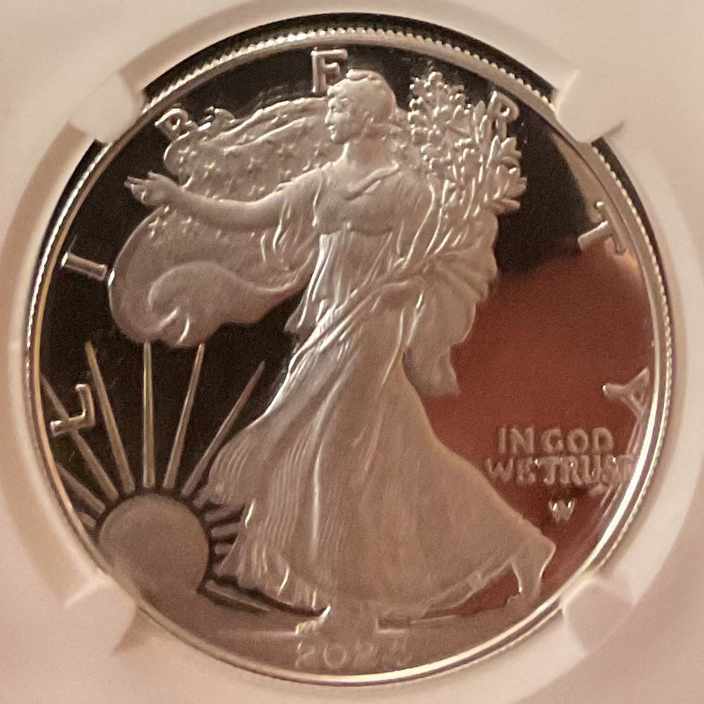 2024-W Proof American Silver Eagle, NGC PF-70 Ultra Cameo, Store #AE0532