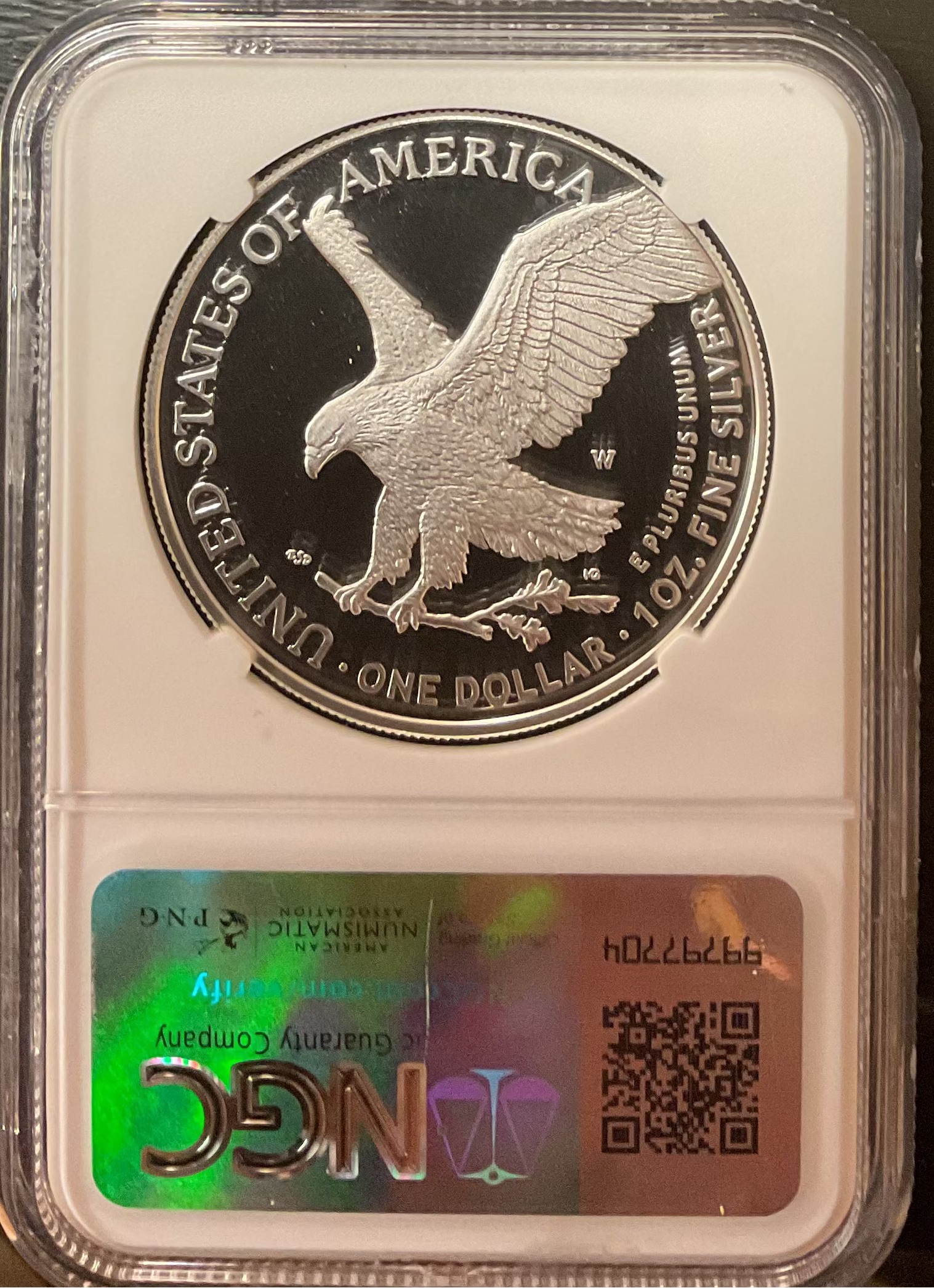 2024-W Proof American Silver Eagle, NGC PF-70 Ultra Cameo, Store #AE0532