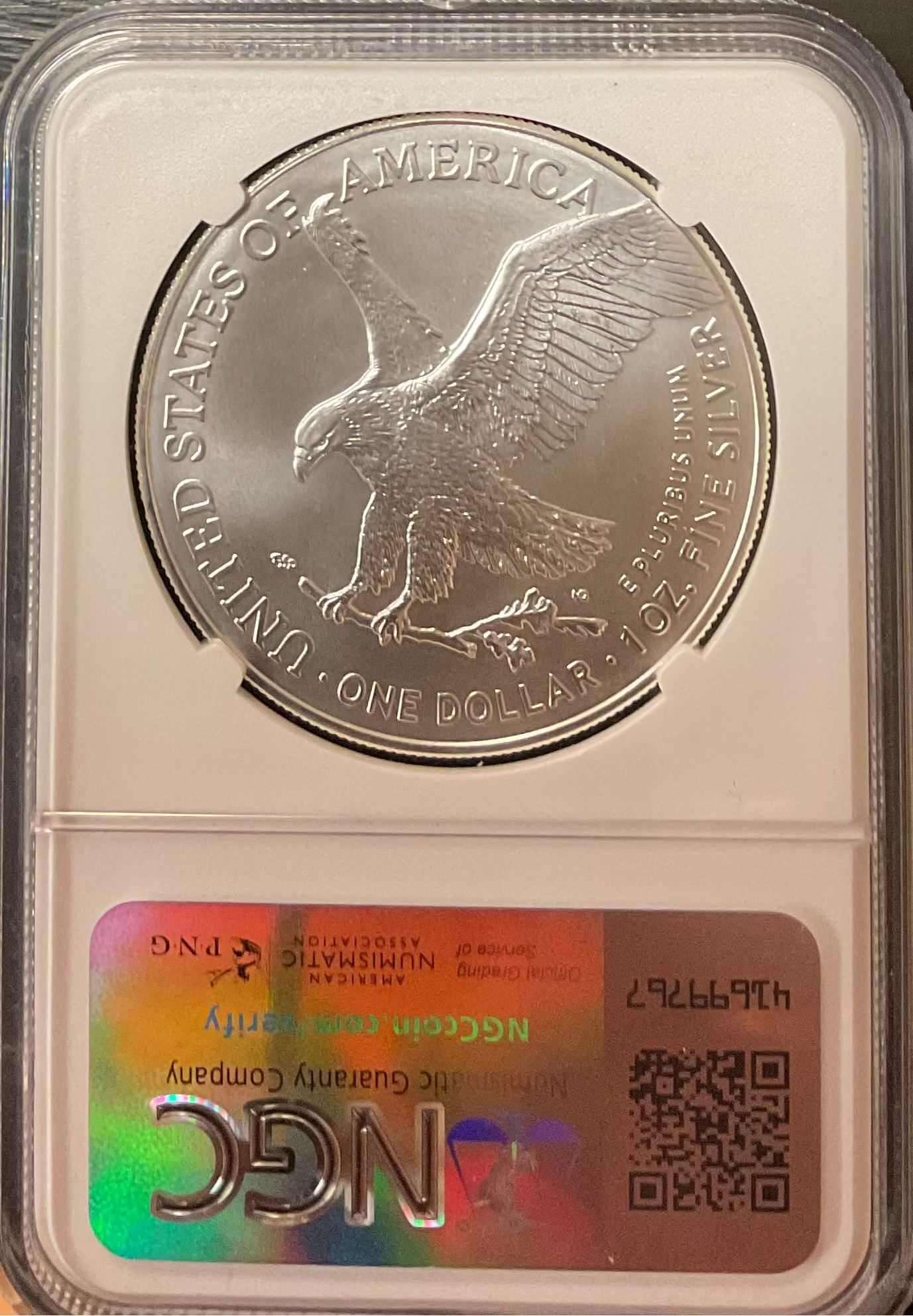 2025 American Silver Eagle, Early Release, NGC MS-70, Store #AE0533