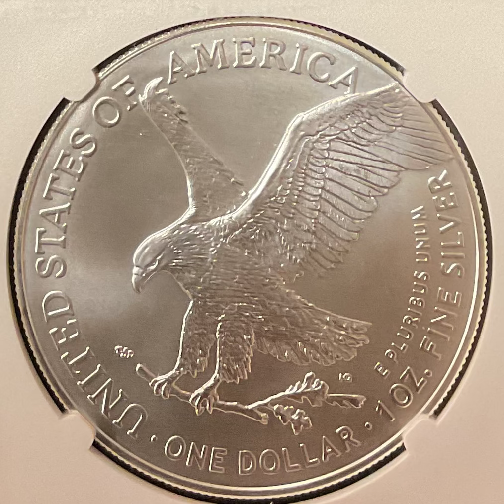 2025 American Silver Eagle, Early Release, NGC MS-70, Store #AE0533