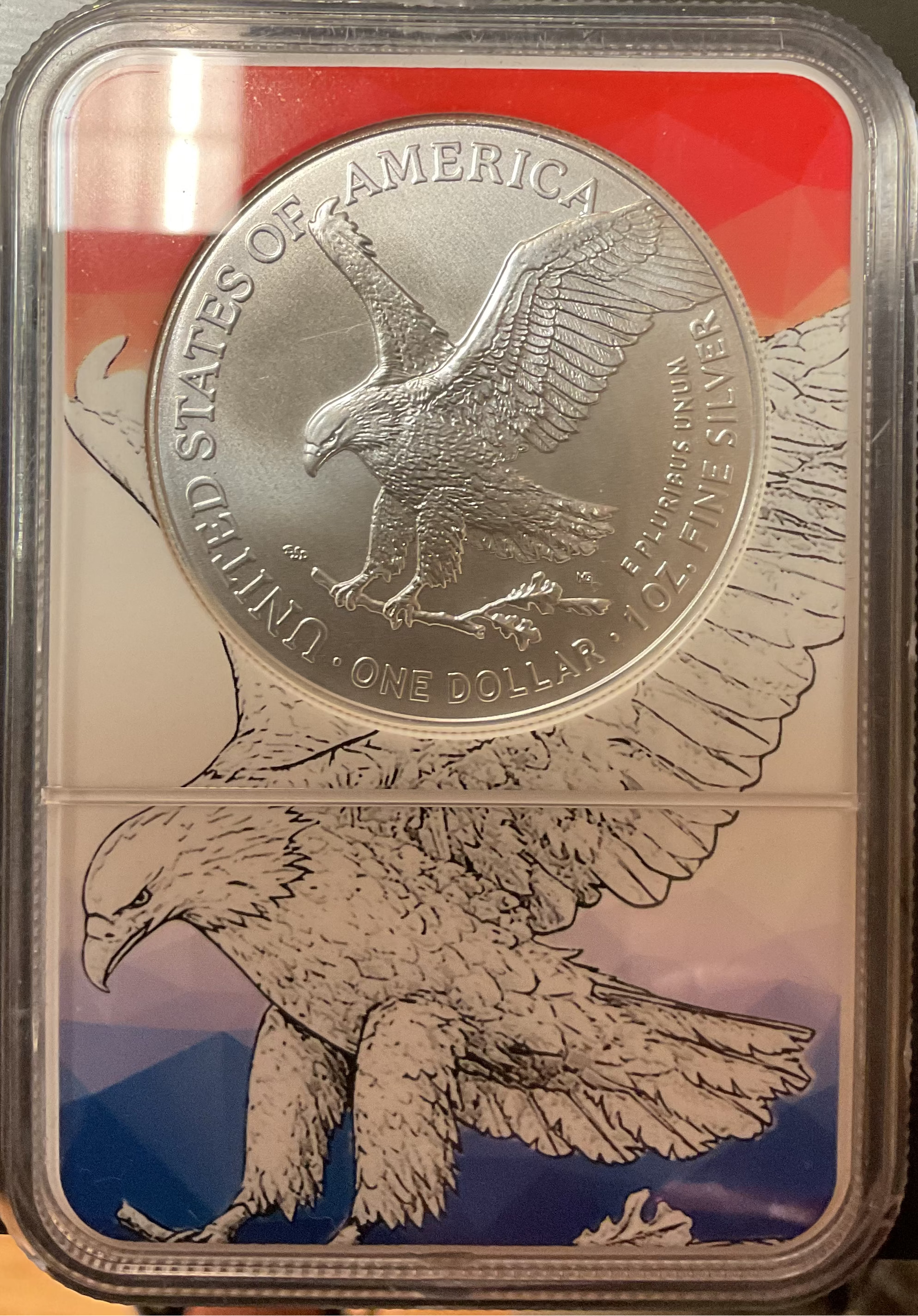 2025 American Silver Eagle, NGCX MS-10, Store #AE0534