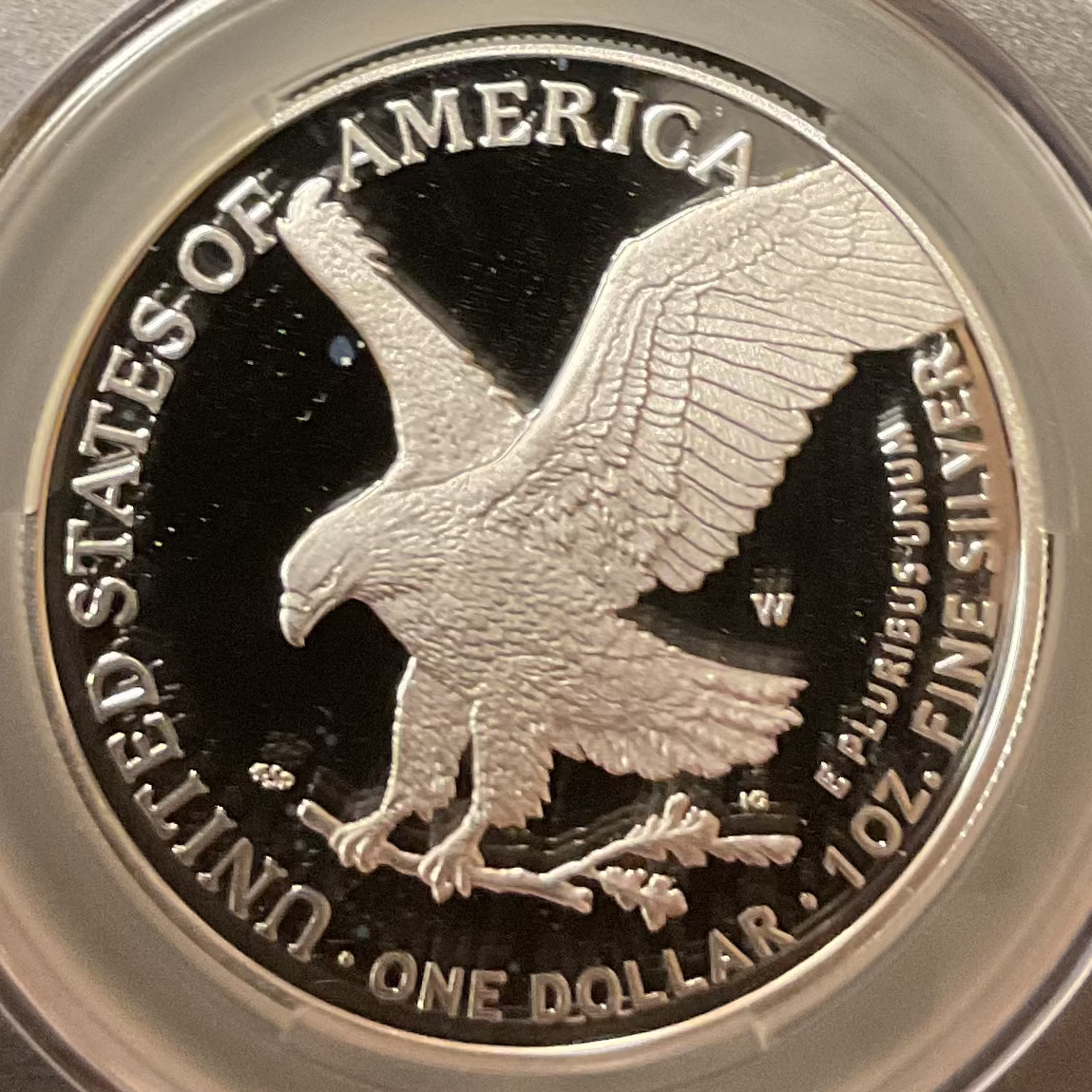 2025 W Proof American Silver Eagle, CAC PR-70 DCAM, Store #AE0140