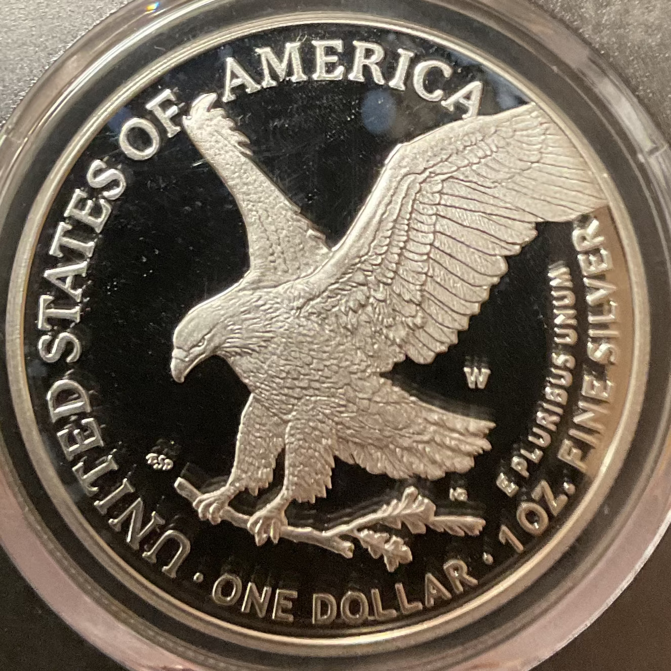 2025 W Proof American Silver Eagle, PCGS PR-70DCAM, Store #AE0235