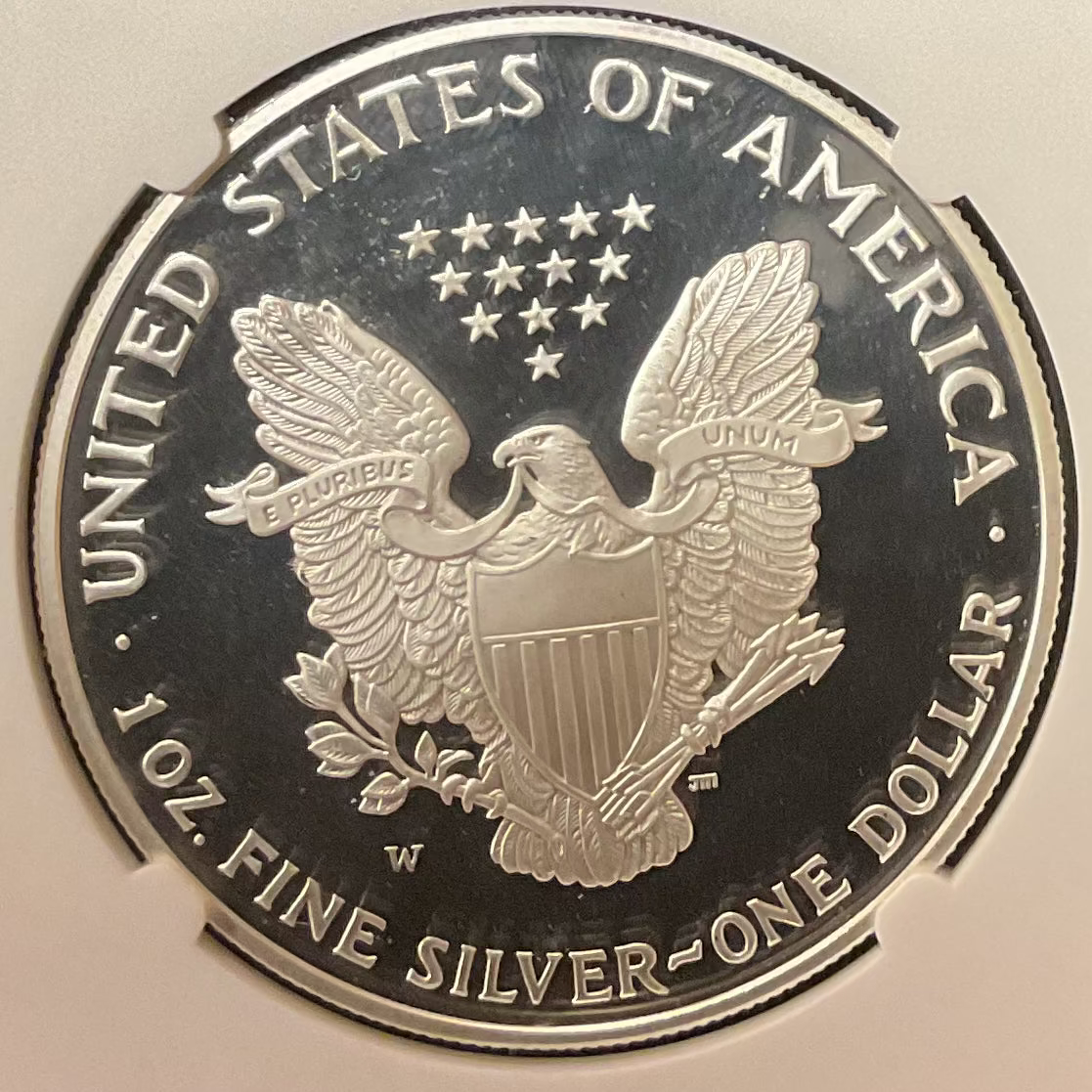 1995 W Proof American Silver Eagle, NGC PF-69 Ultra Cameo, Store #AE0306