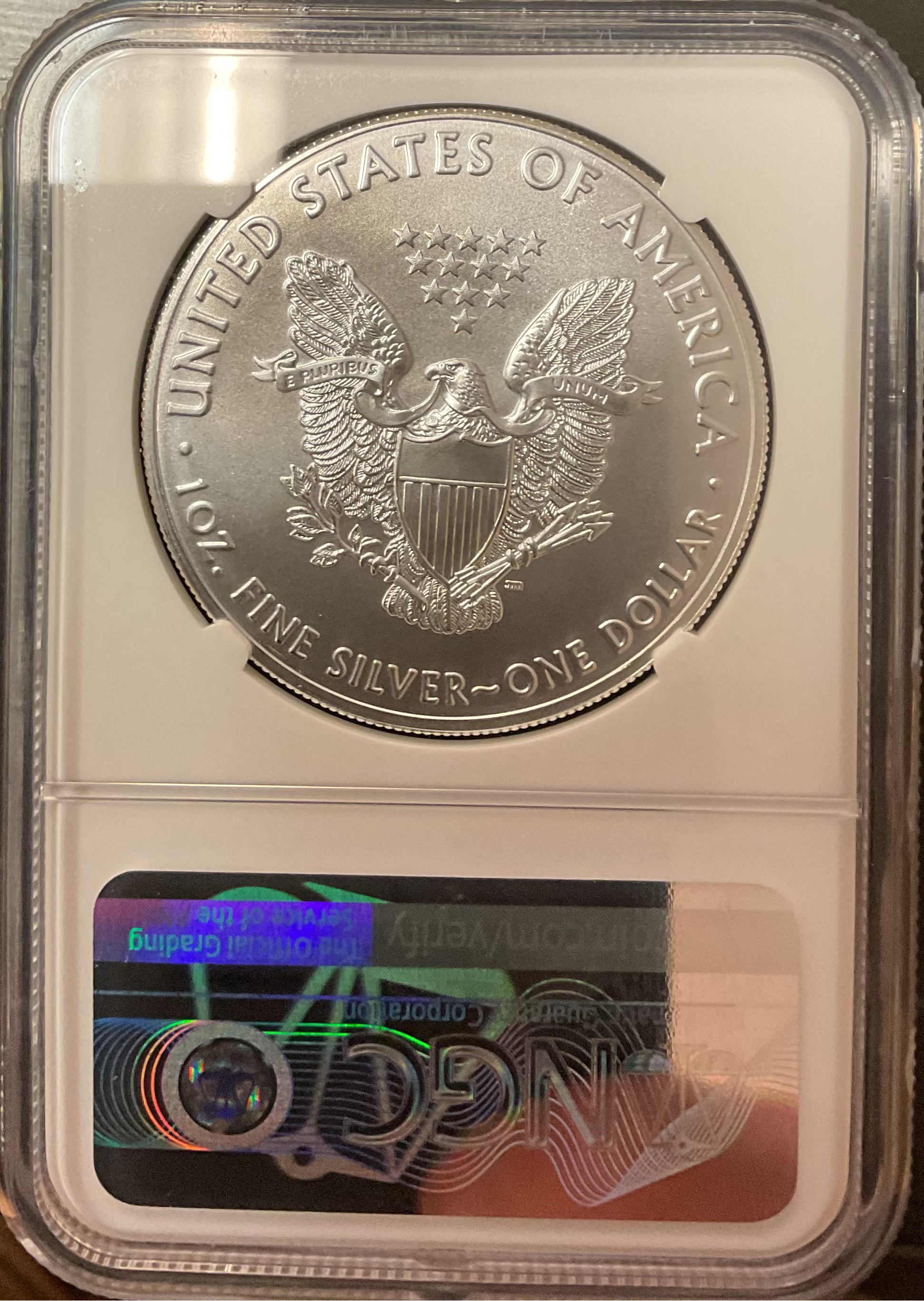 2020 American Silver Eagle, NGC MS-70, Store#AE0350