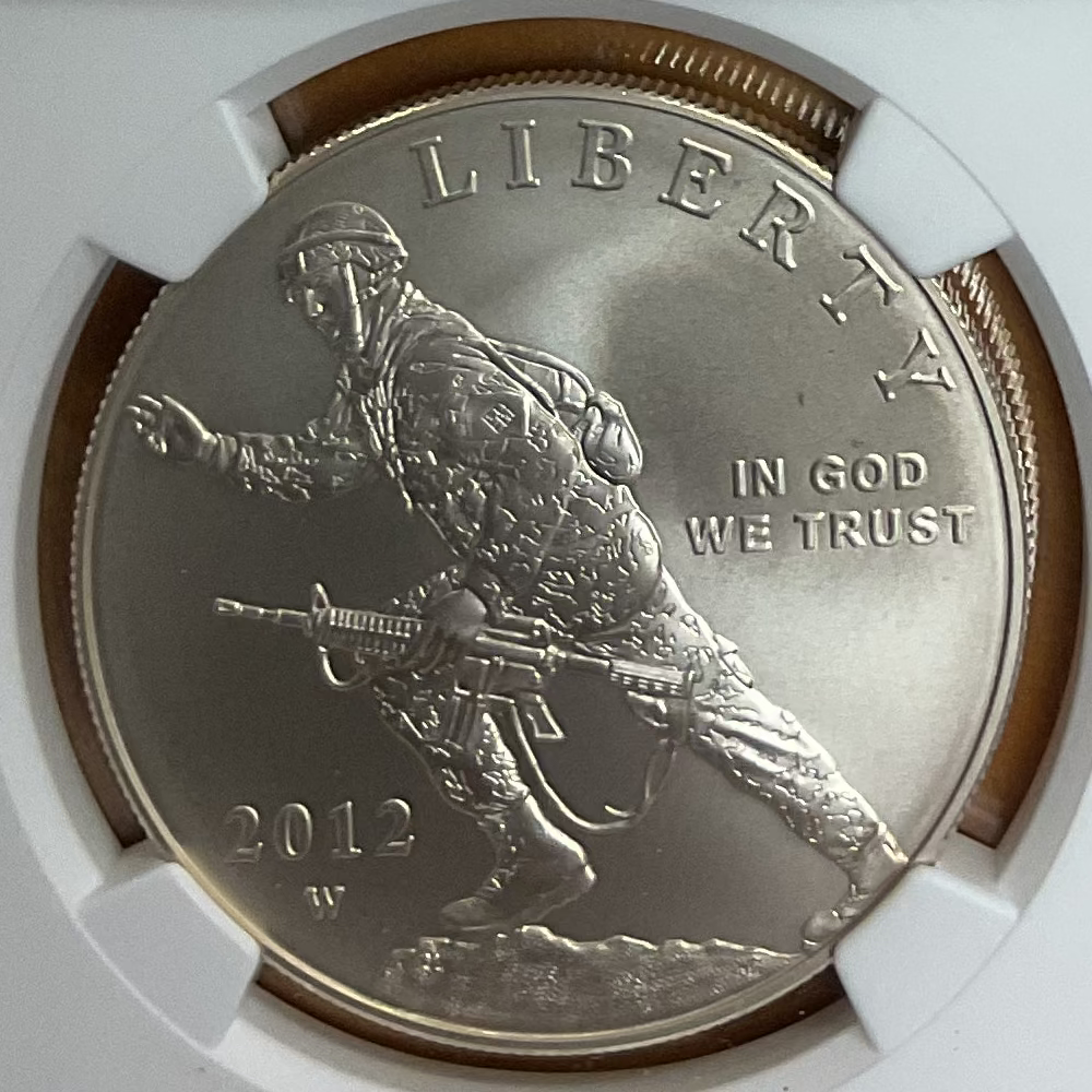 2012-W Infantry Soldier Dollar, NGC MS-69, Store #GMC397